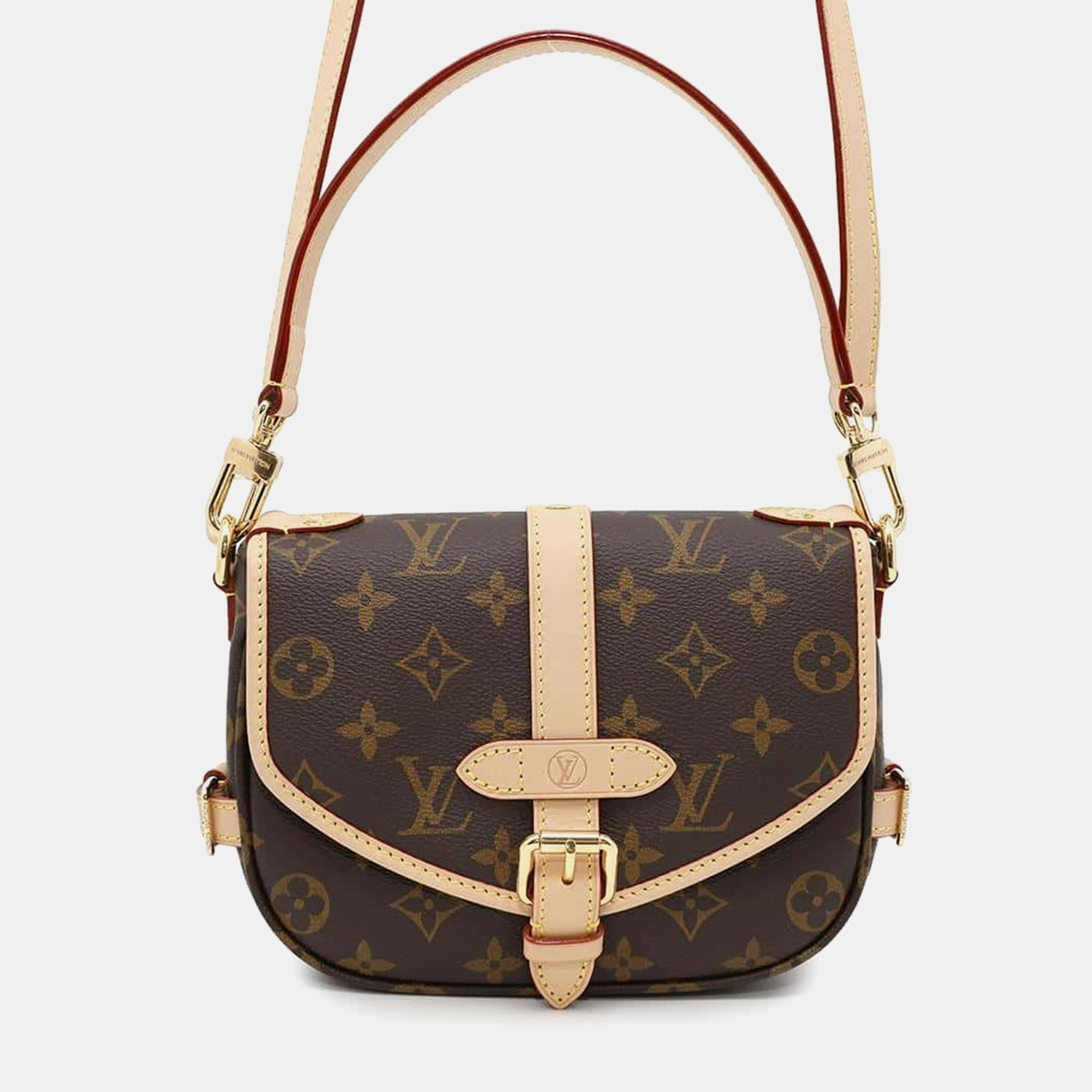 

Louis Vuitton Beige Monogram Canvas Saumur BB Crossbody Bag