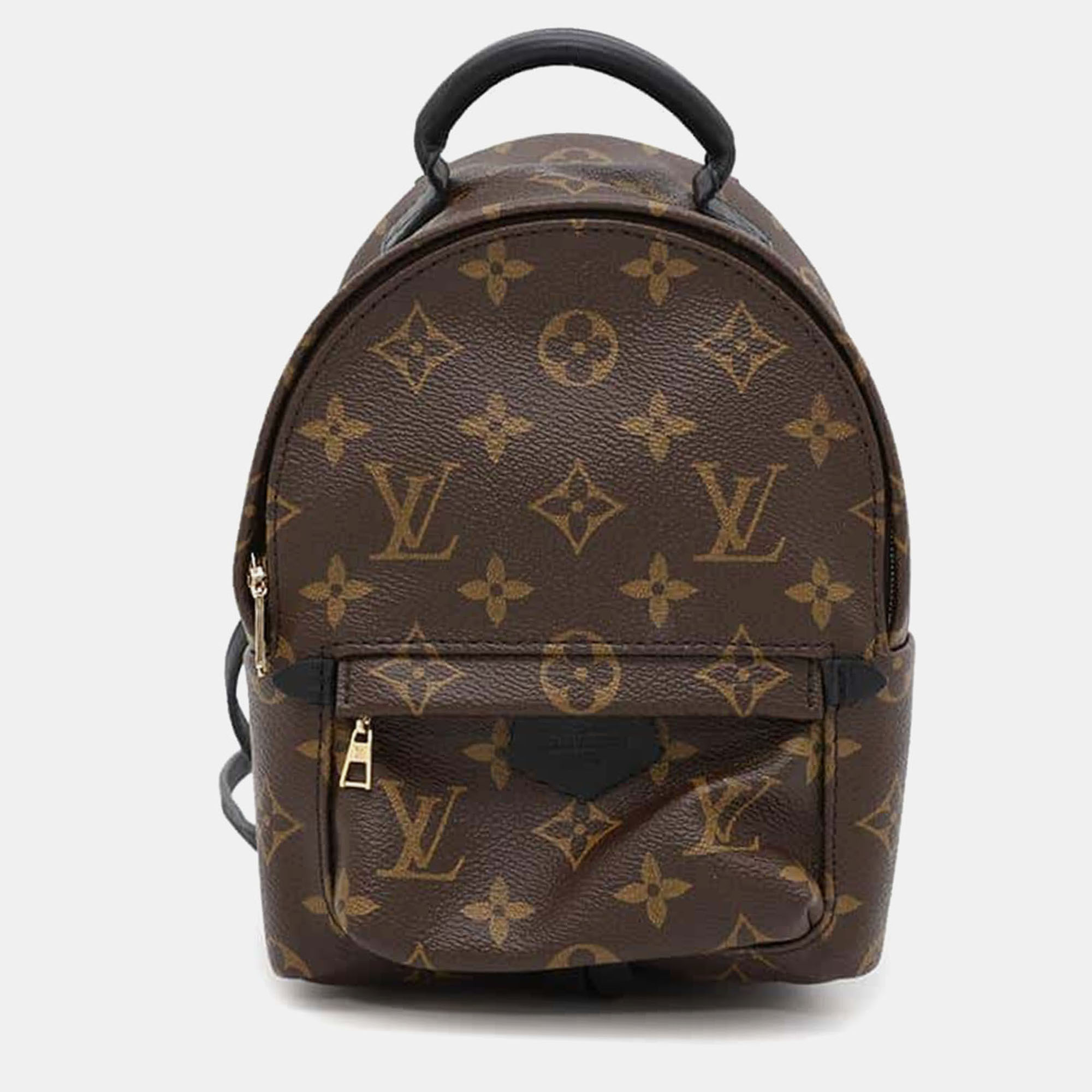 

Louis Vuitton Palm Springs Noir Monogram Size Mini Backpack, Brown