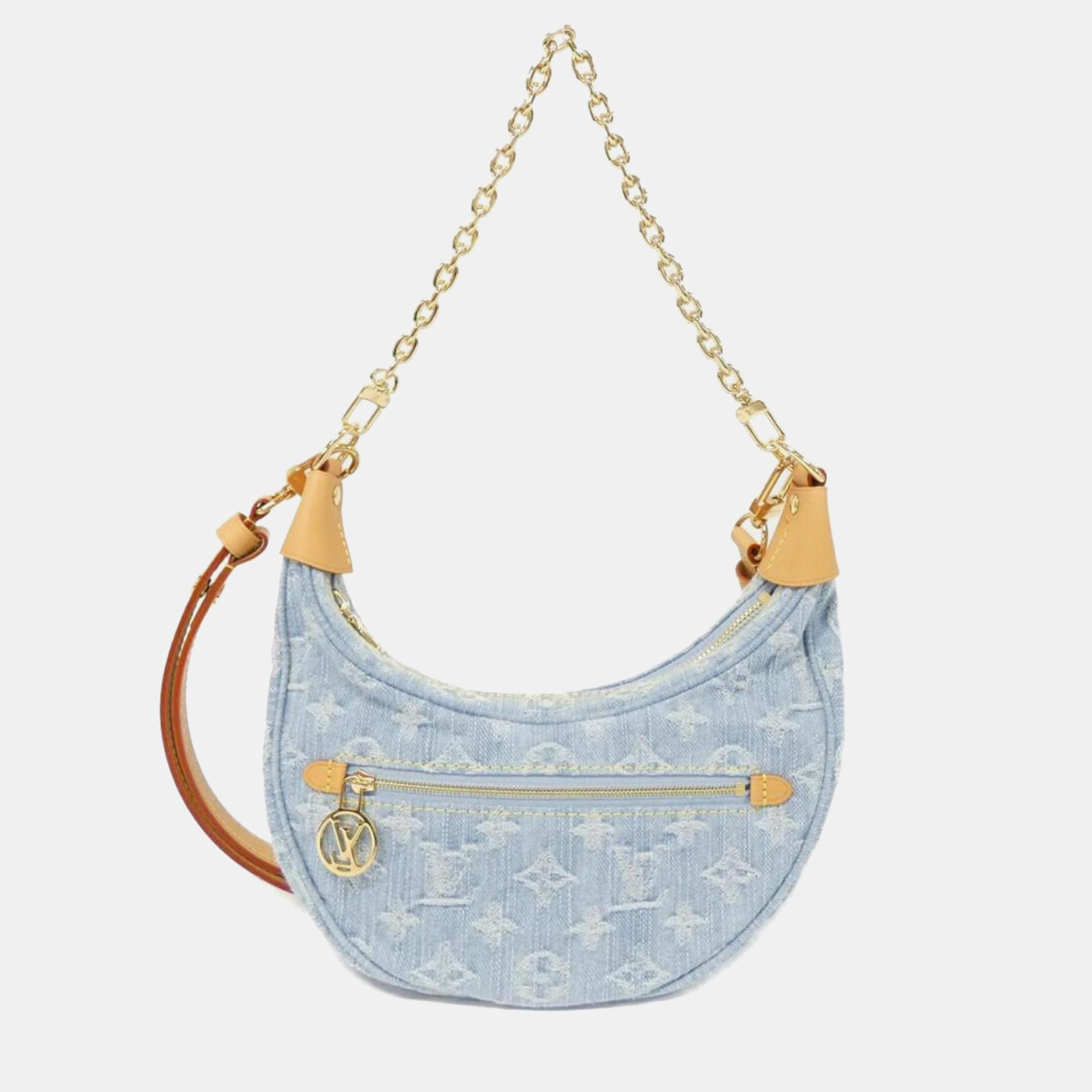 

Louis Vuitton Sky Blue Denim Monogram Empreinte Loop Bag