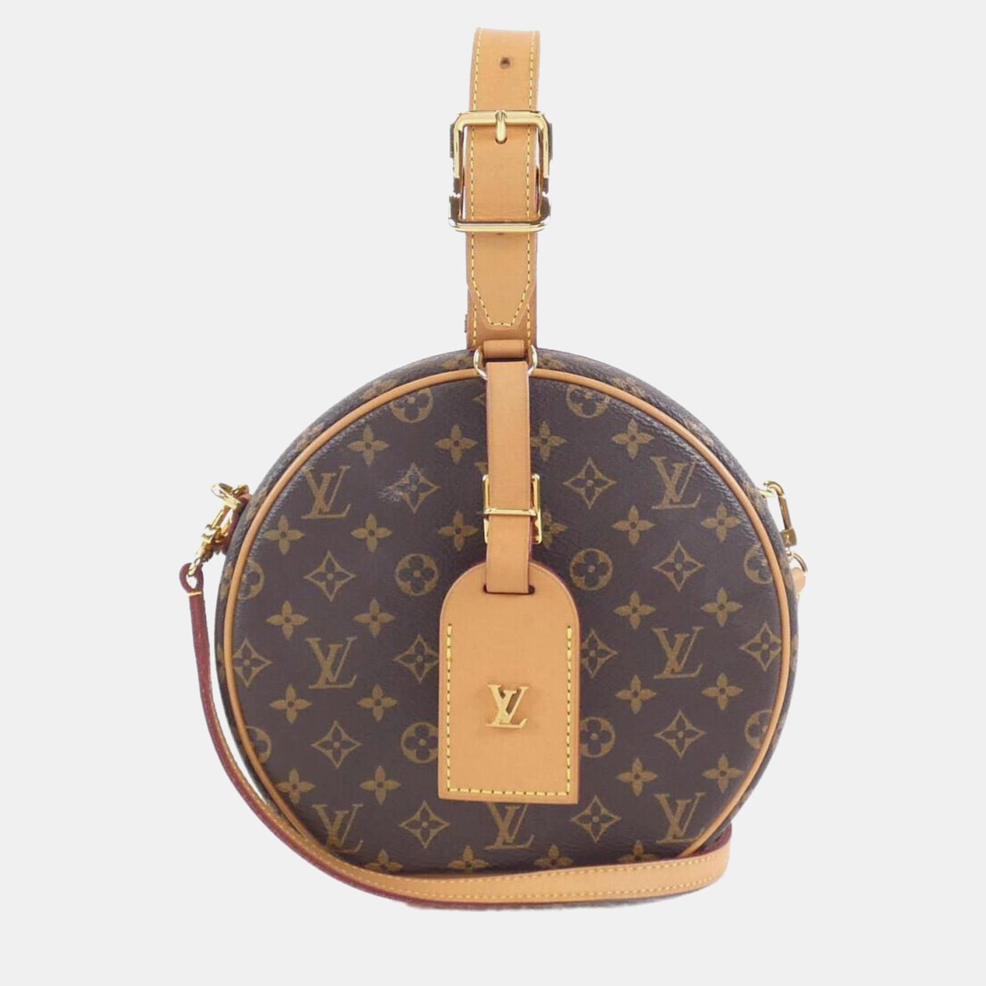 

Louis Vuitton Monogram Petite Boite Chapeau Bag, Brown