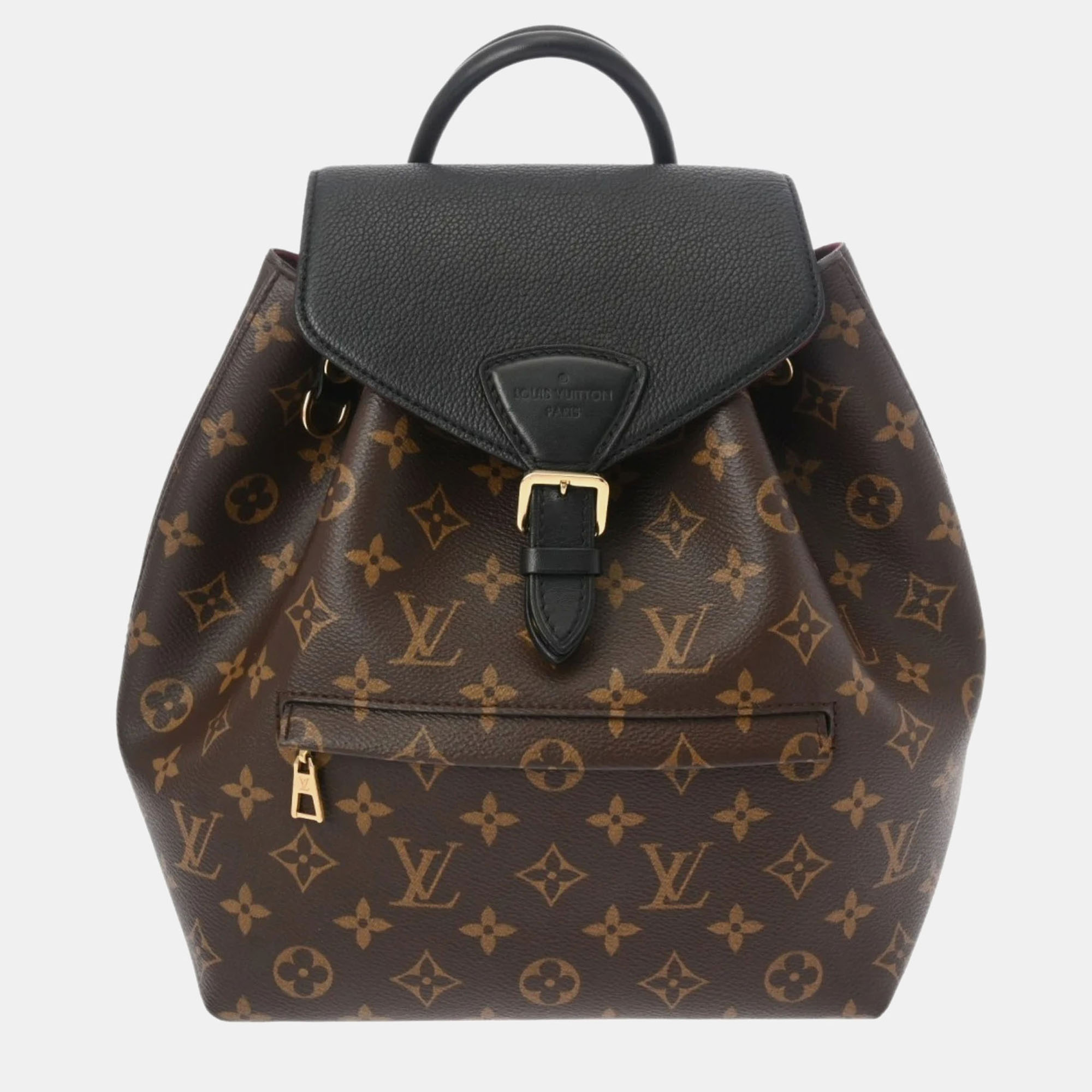 

Louis Vuitton Noir Canvas Monogram Montsouris NM PM Backpack, Brown