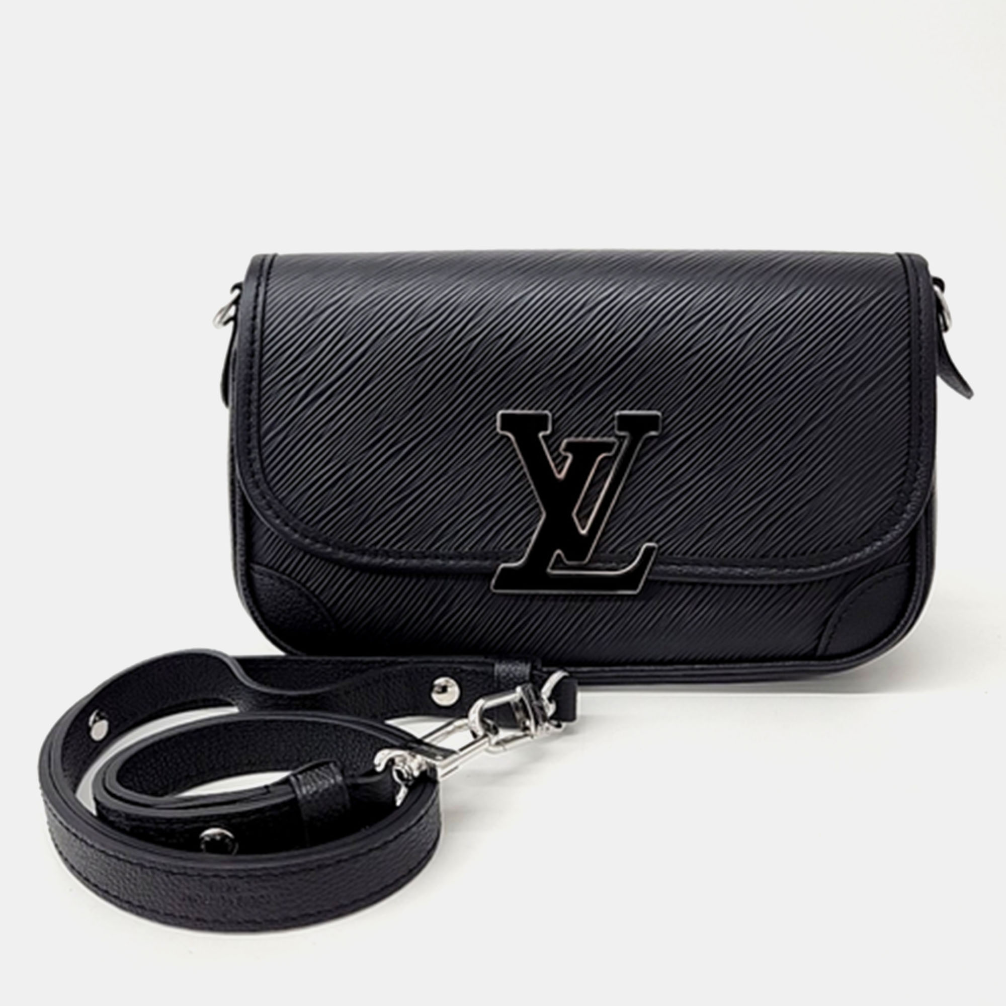 

Louis Vuitton Black Leather Epi Bush Bag