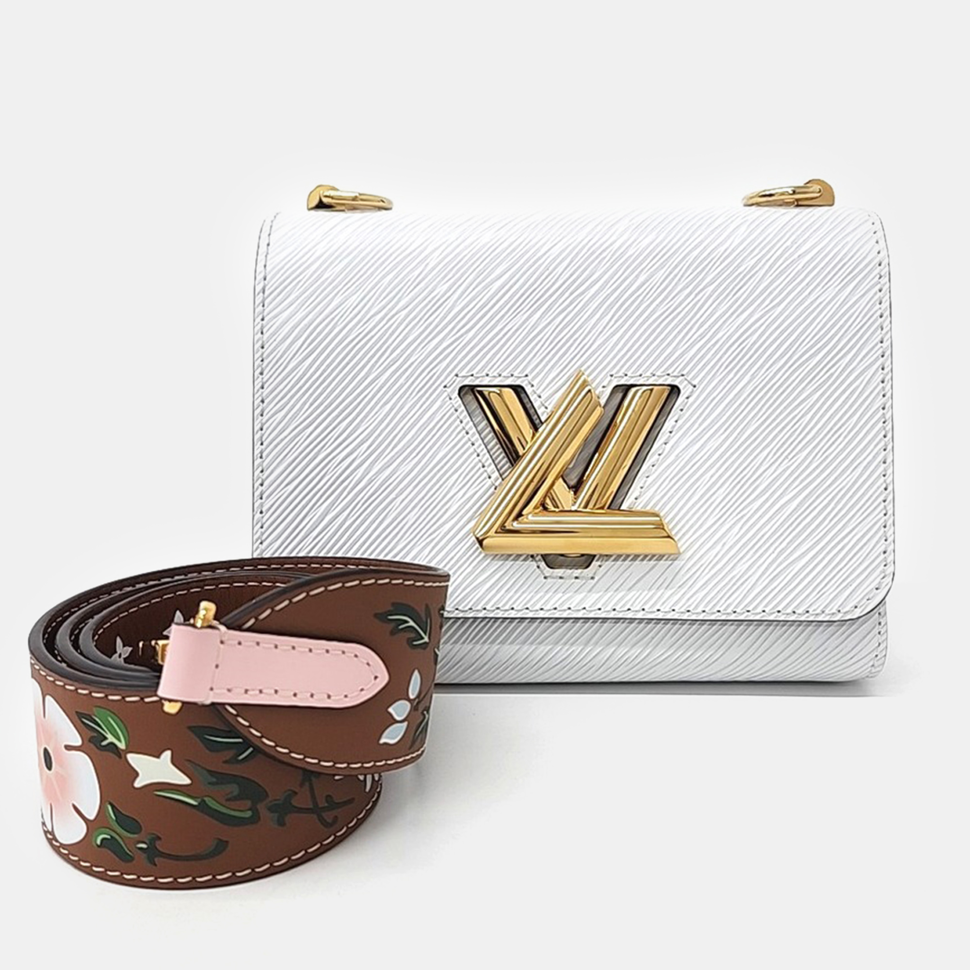 

Louis Vuitton White Epi Leather Epi Twist PM Bag