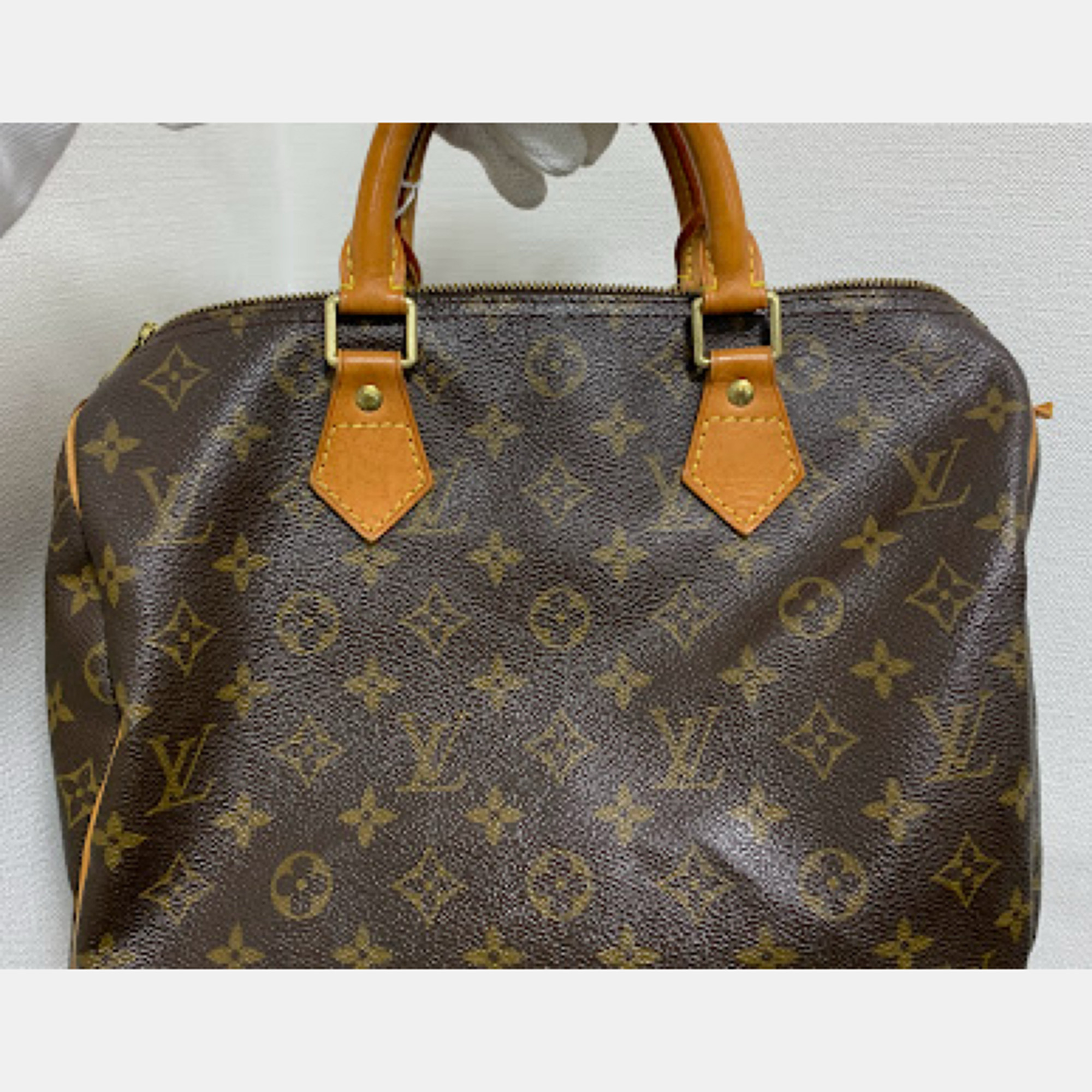 

Louis Vuitton Brown Monogram Speedy 3O Bag