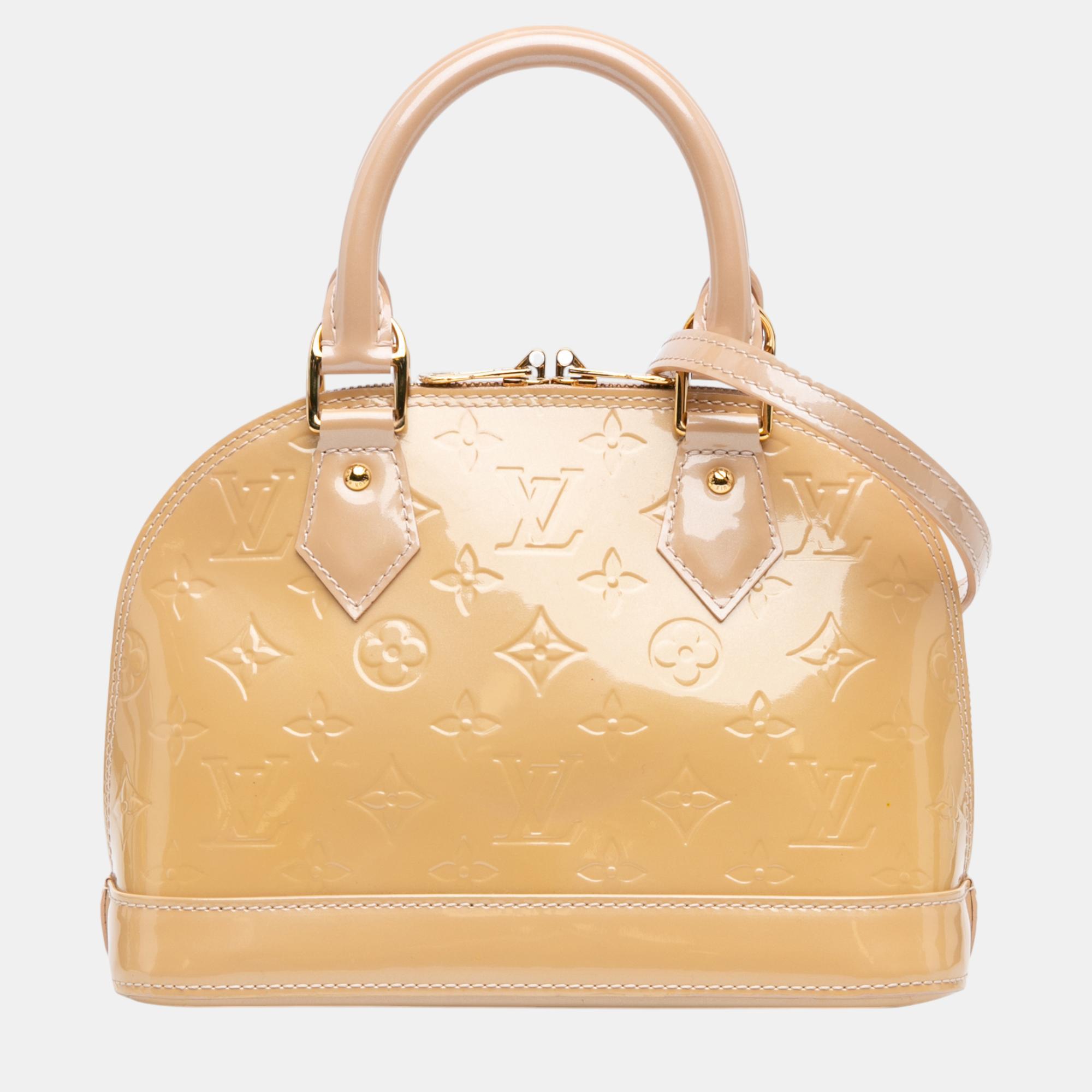 

Louis Vuitton Brown Monogram Vernis Alma BB