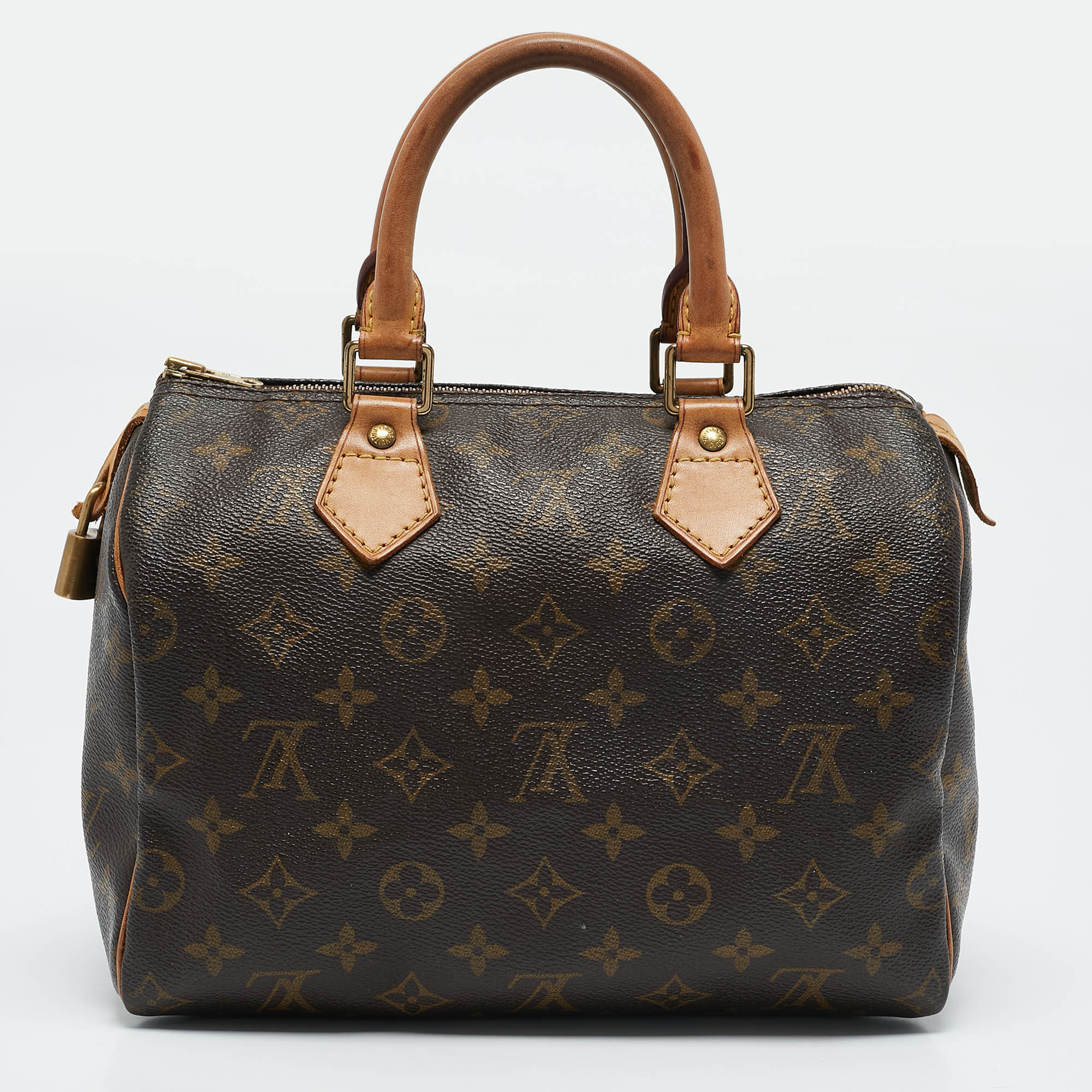 

Louis Vuitton Monogram Canvas Speedy 25 Bag, Brown