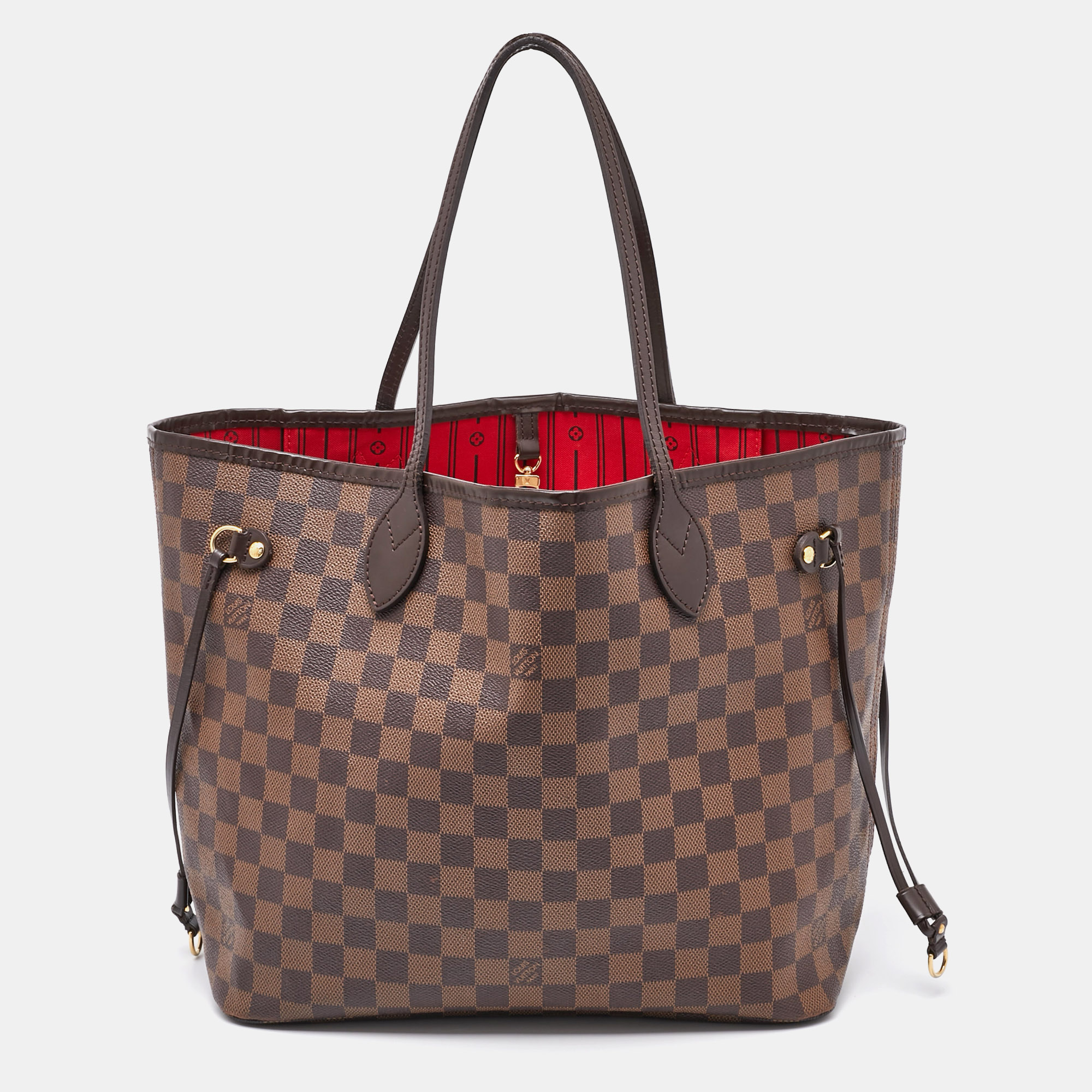 

Louis Vuitton Damier Ebene Canvas Neverfull MM Bag, Brown