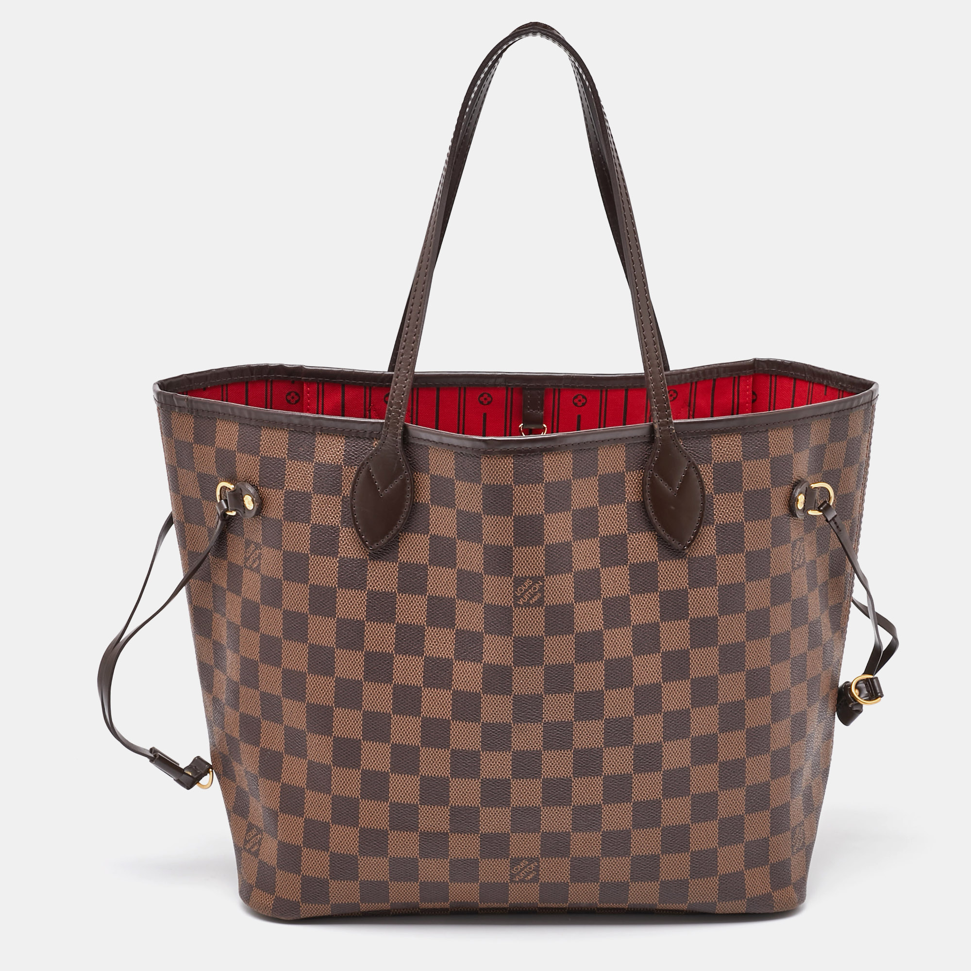 

Louis Vuitton Damier Ebene Canvas Neverfull MM Bag, Brown