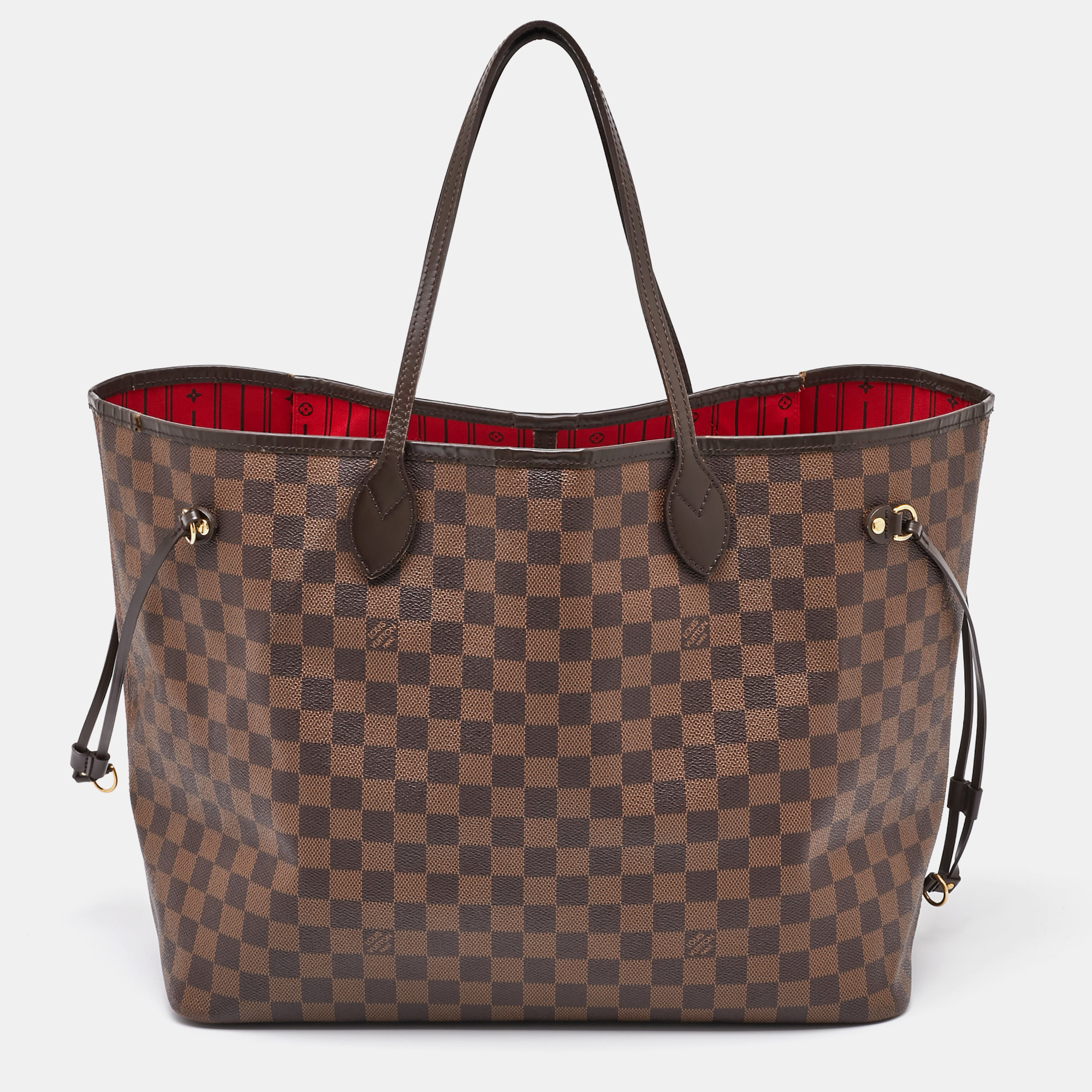 

Louis Vuitton Damier Ebene Canvas Neverfull GM Bag, Brown