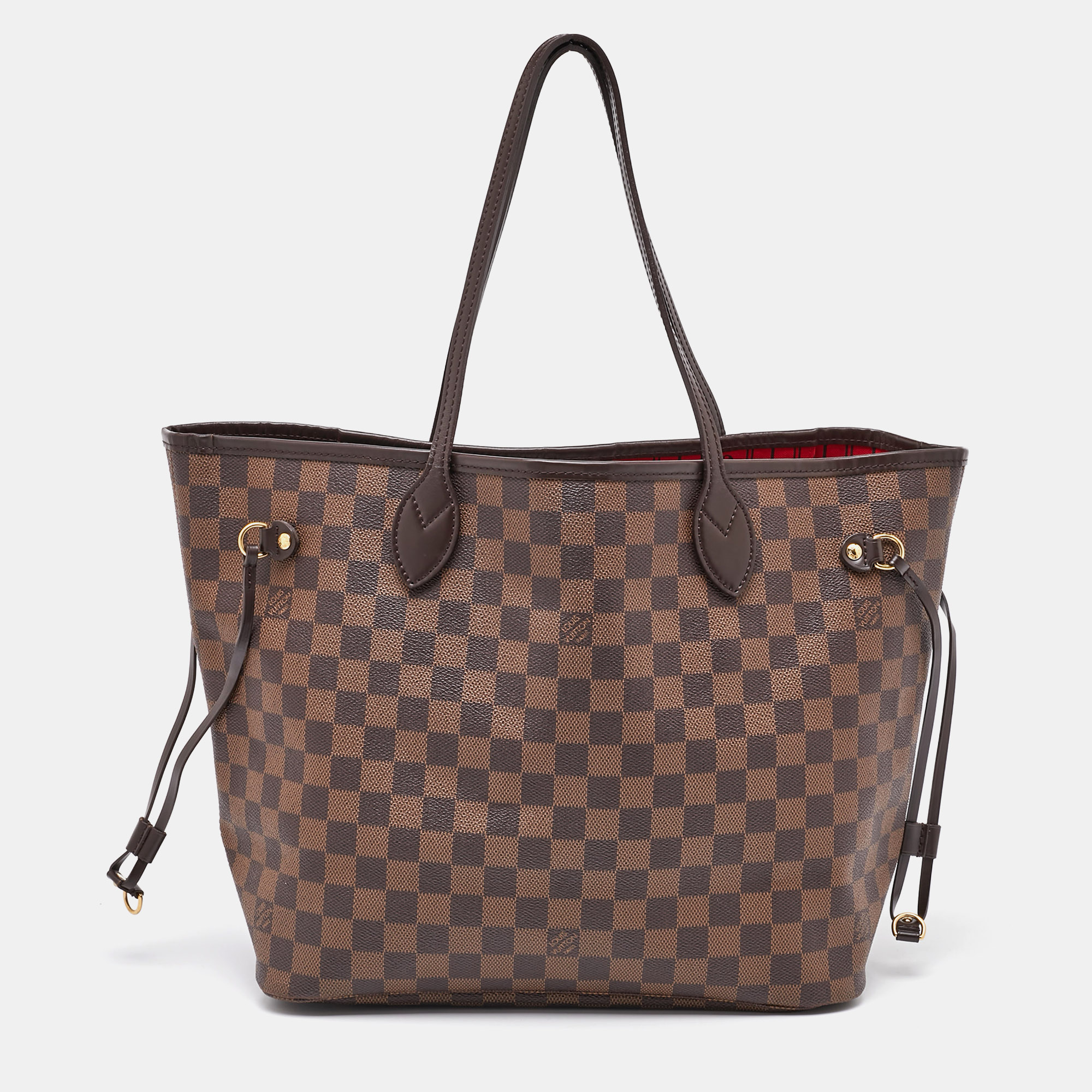 

Louis Vuitton Damier Ebene Canvas Neverfull MM Bag, Brown