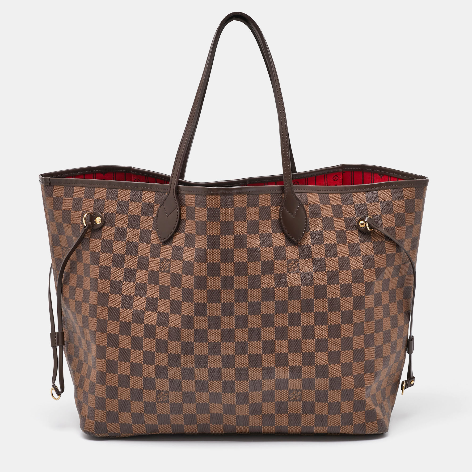 

Louis Vuitton Damier Ebene Canvas Neverfull GM Bag, Brown