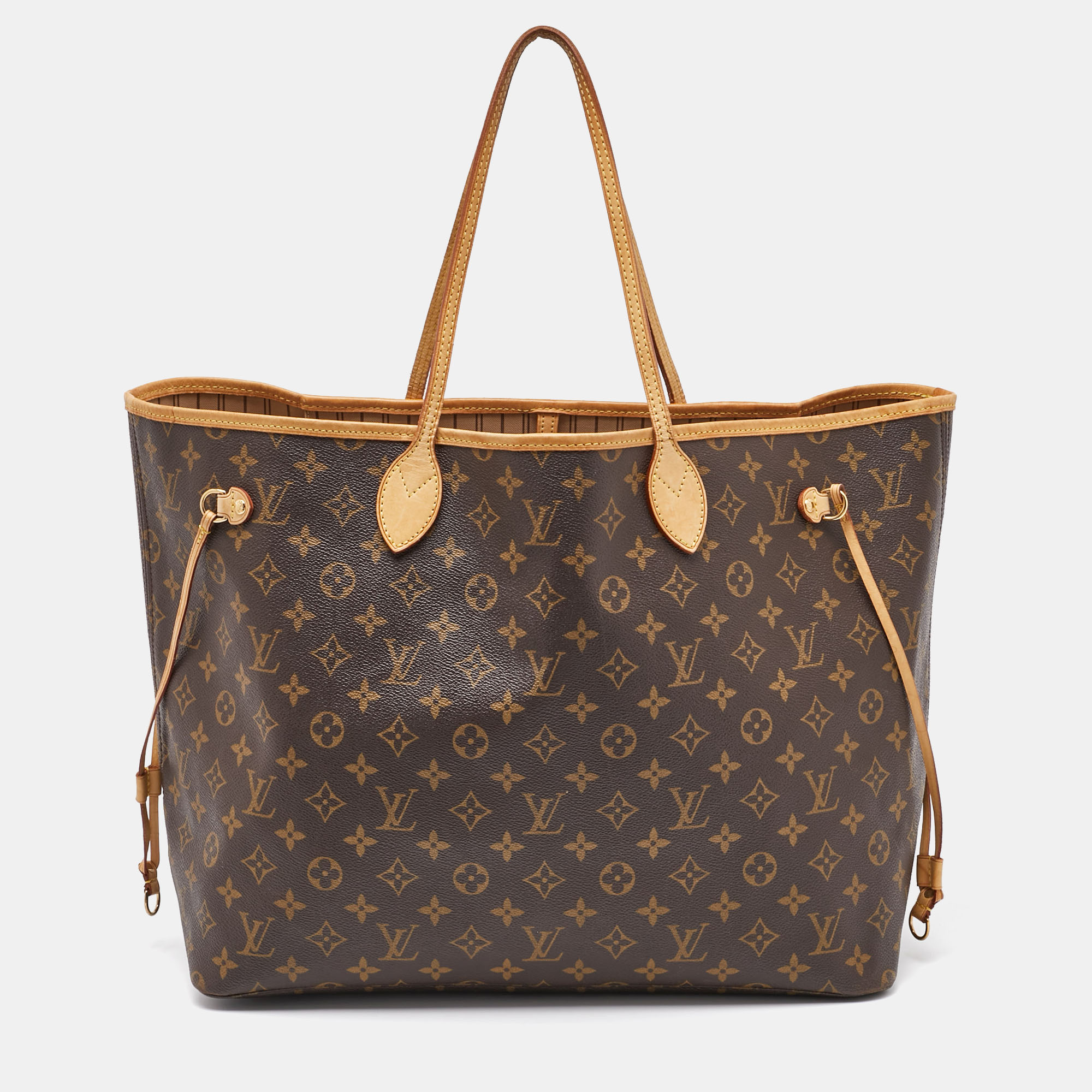 

Louis Vuitton Monogram Canvas Neverfull GM Bag, Brown