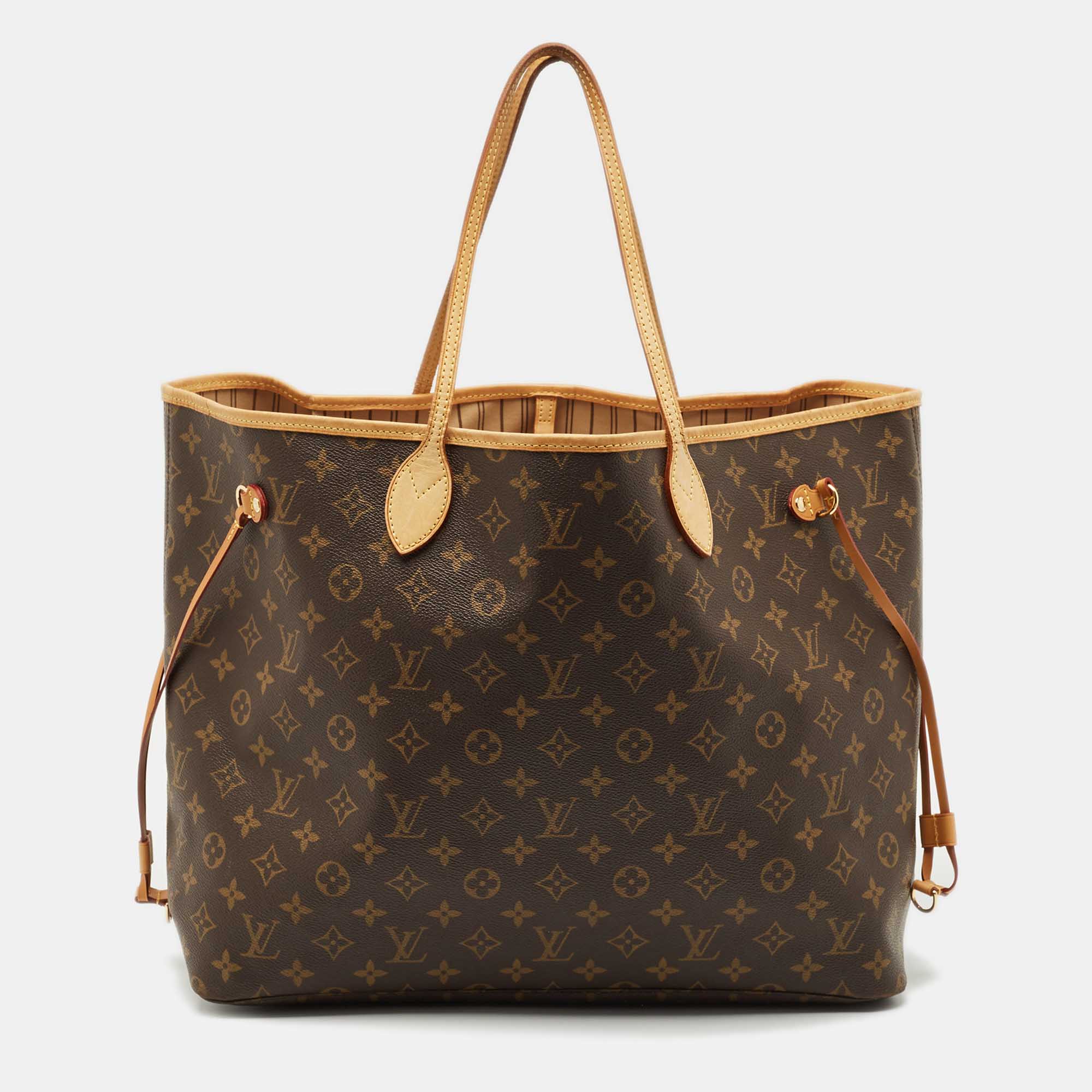 

Louis Vuitton Monogram Canvas Neverfull GM Bag, Brown