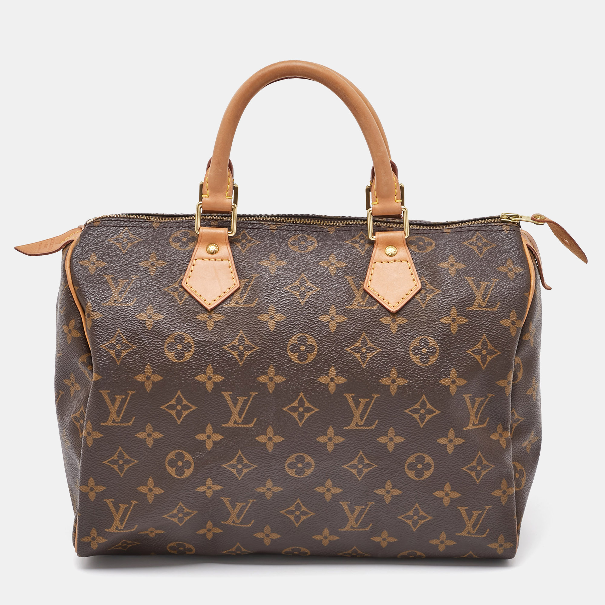 

Louis Vuitton Monogram Canvas Speedy 30 Bag, Brown