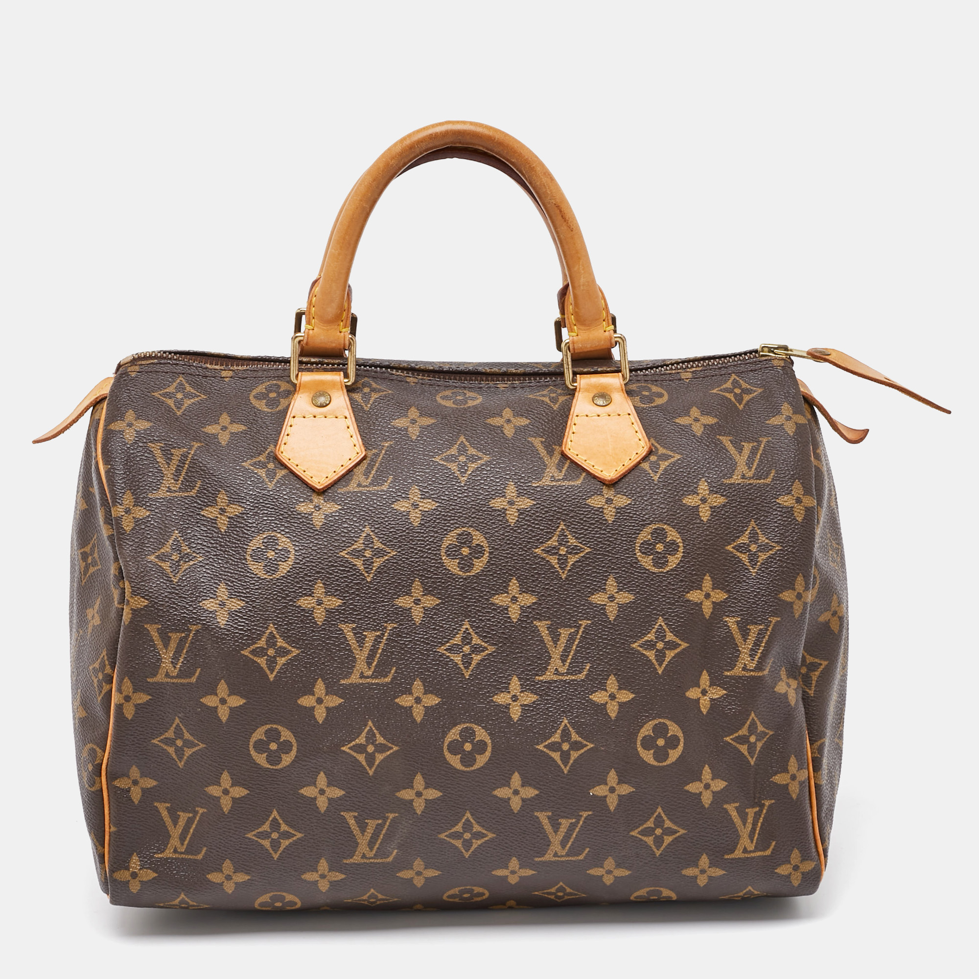 

Louis Vuitton Monogram Canvas Speedy 30 Bag, Brown