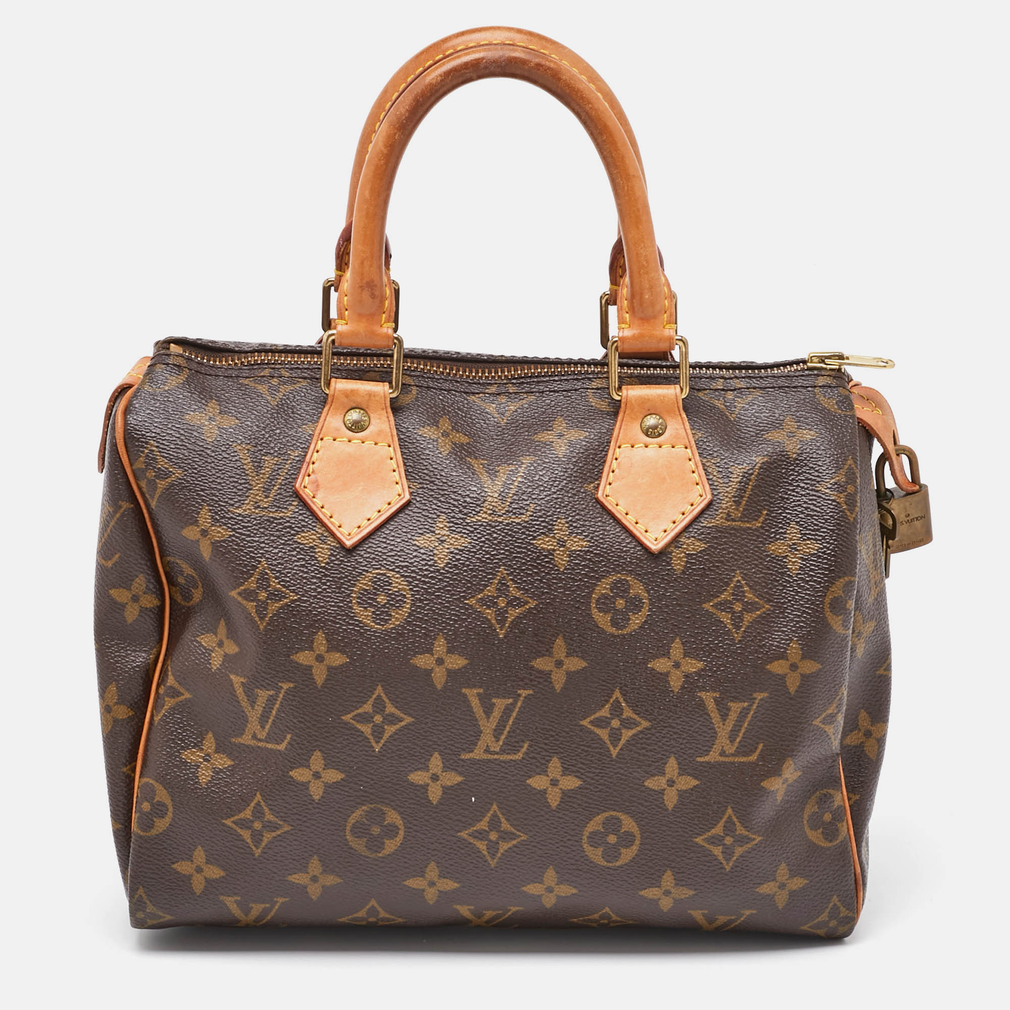 

Louis Vuitton Monogram Canvas Speedy 25 Bag, Brown