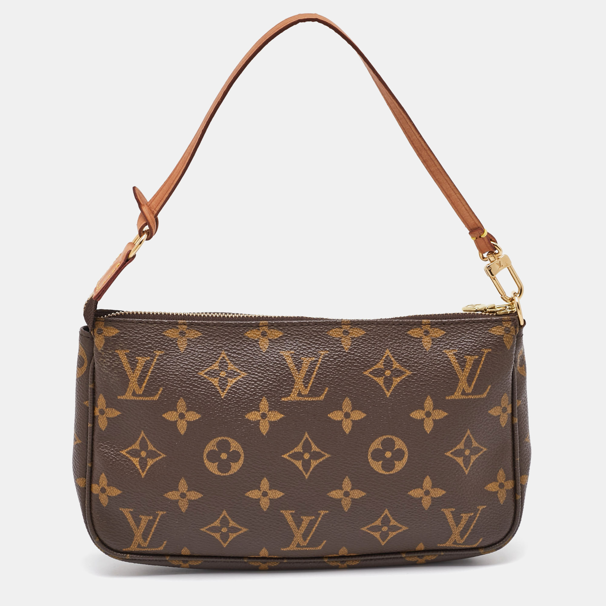 

Louis Vuitton Monogram Canvas Pochette Accessoires Bag, Brown