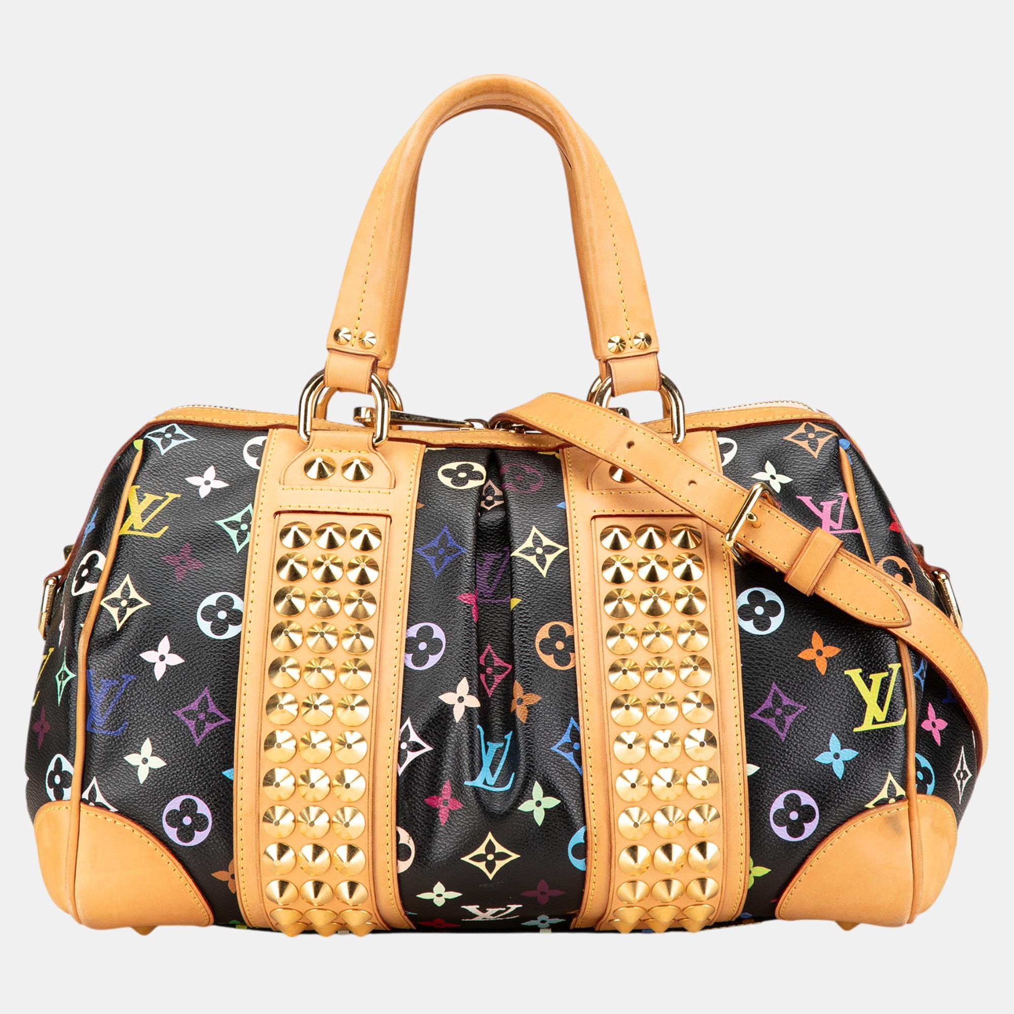 

Louis Vuitton Black Monogram Multicolore Courtney MM