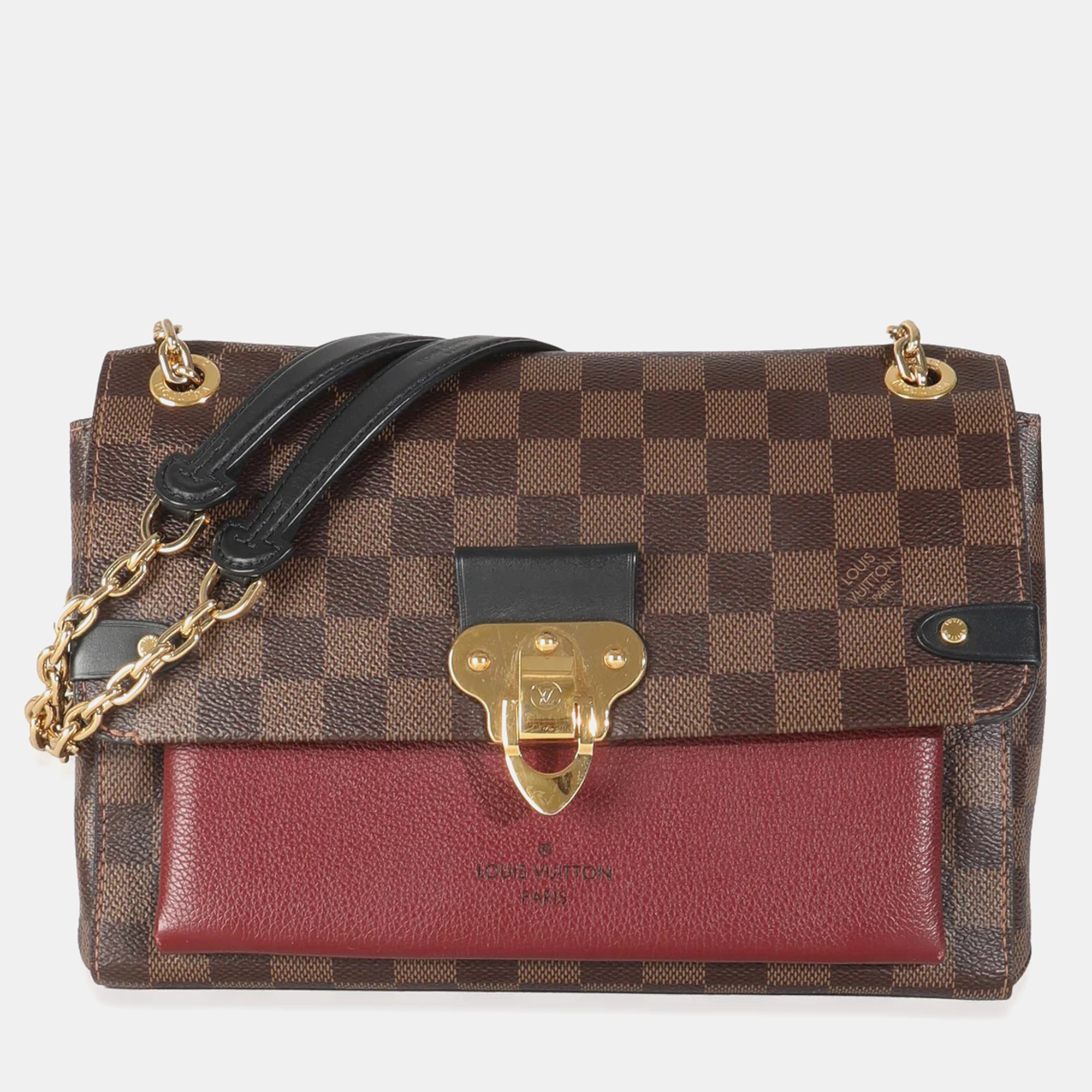 

Louis Vuitton Bordeaux Damier Ebene Canvas Vavin PM bag, Brown