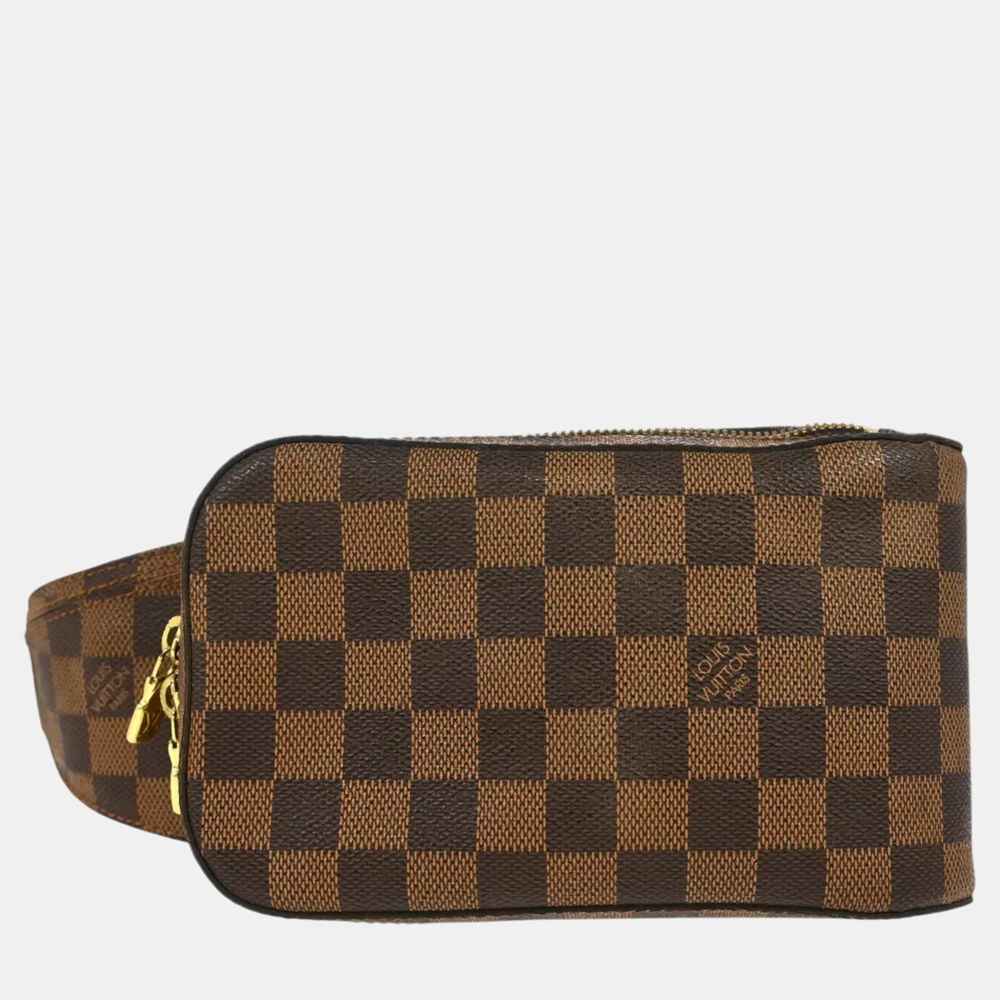 

Louis Vuitton Damier Geronimos Bum Bag, Brown