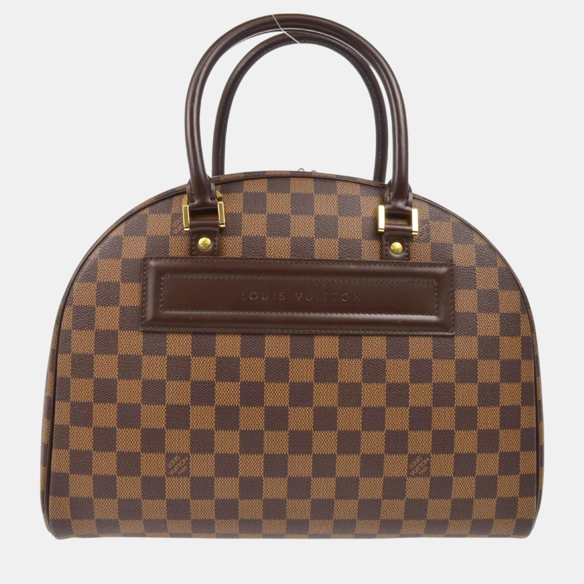 

Louis Vuitton Damier Nolita Handbag, Brown