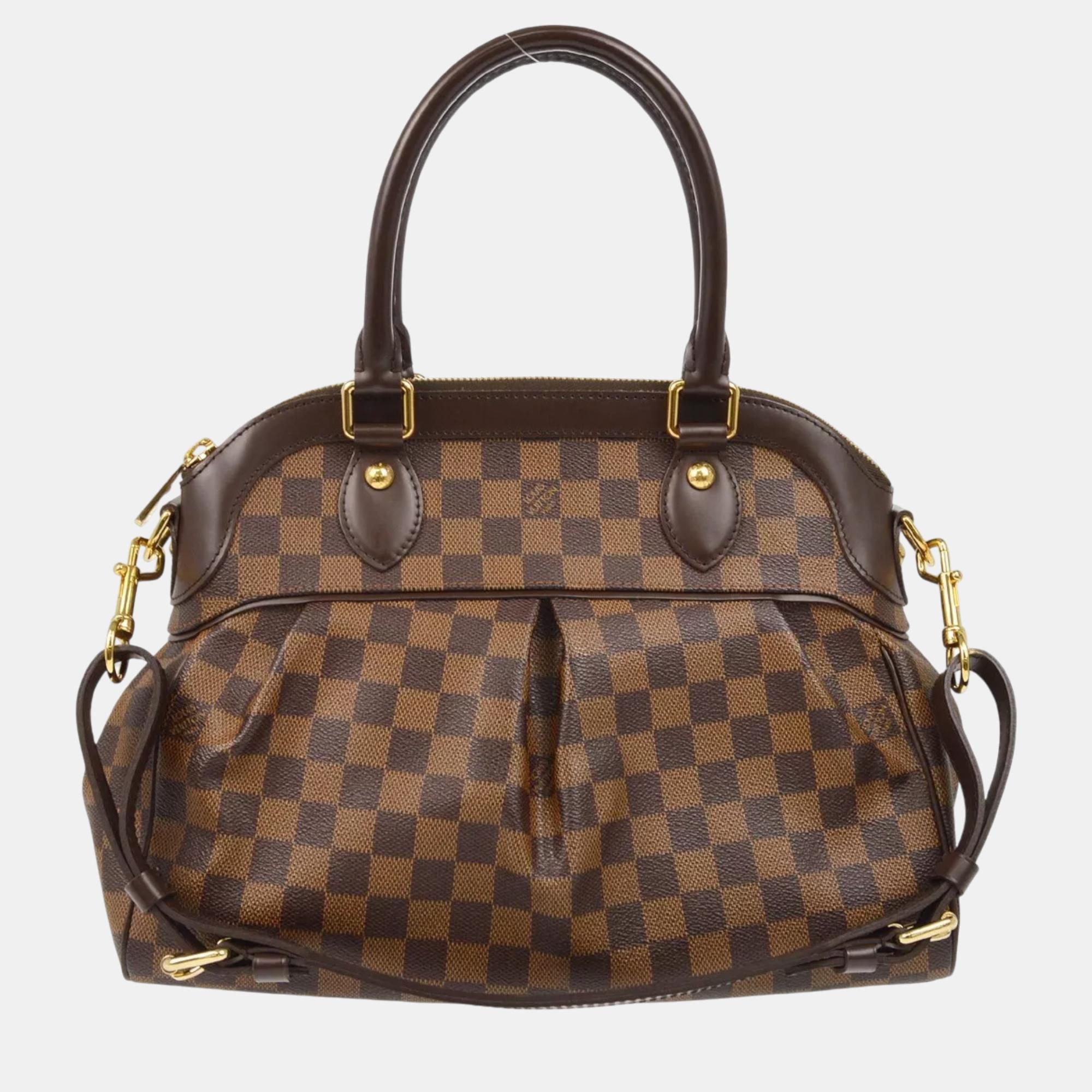 

Louis Vuitton Damier Ebene Canvas Trevi PM Shoulder Bag, Brown