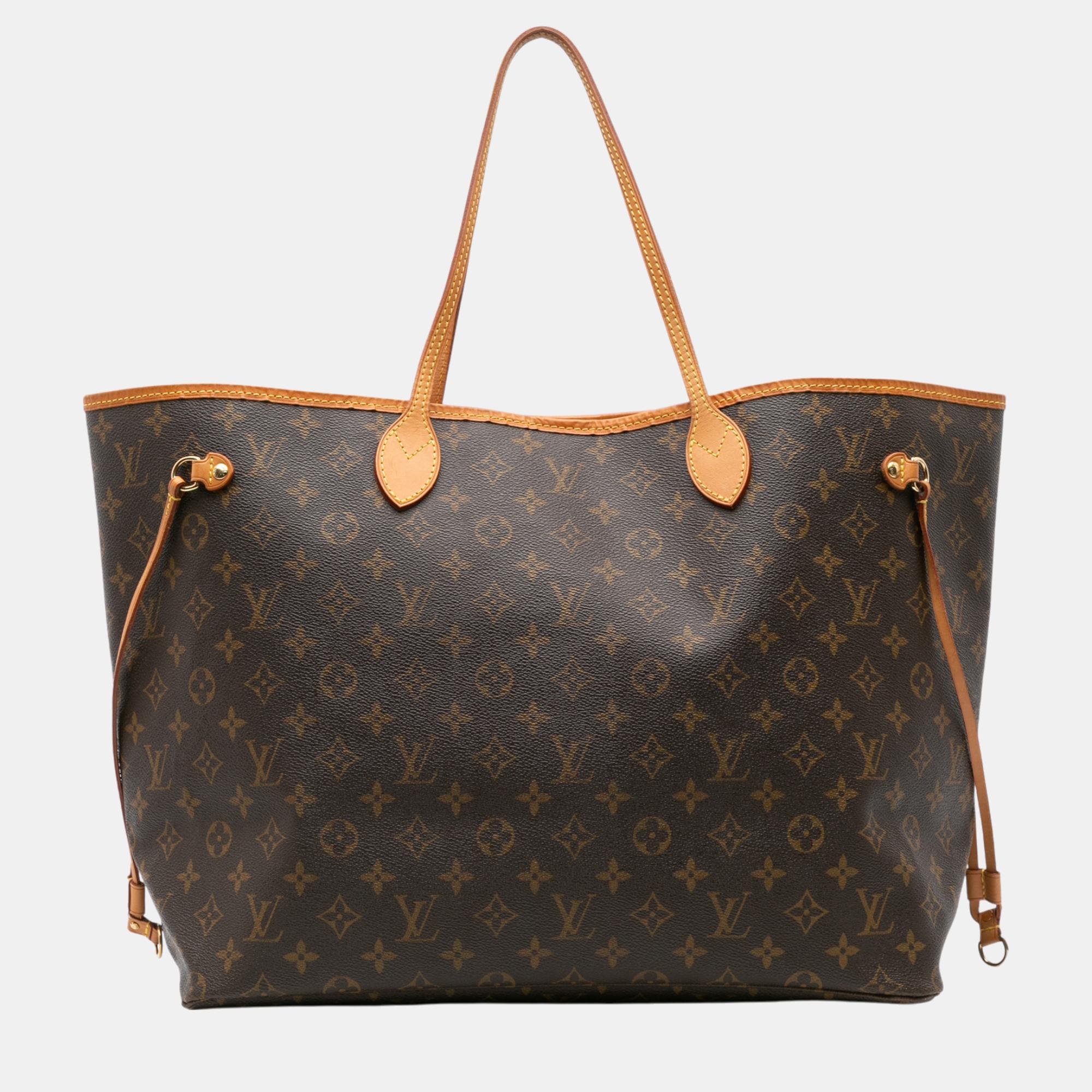 

Louis Vuitton Brown Monogram Neverfull GM