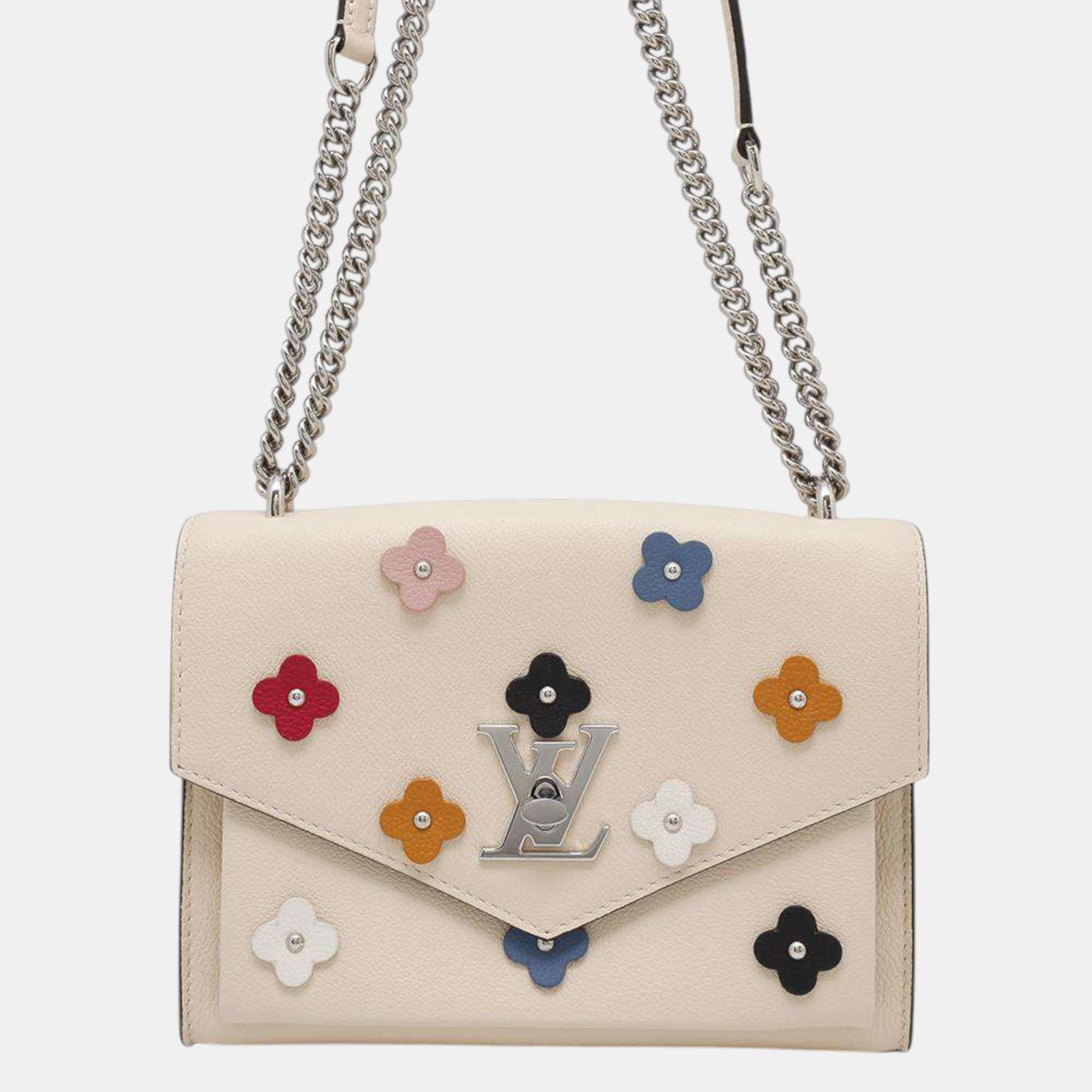 

Louis Vuitton My Lockmebb Ivory/Multicolor Calf Leather, Cream