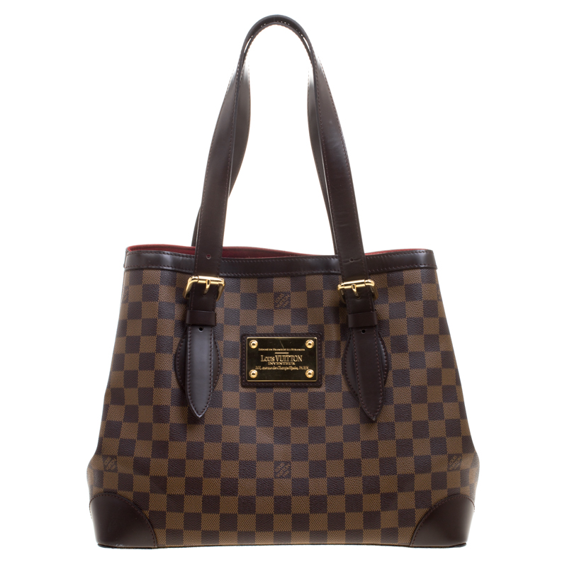 مملوكة مسبقًا Louis Vuitton Damier Ebene Canvas Hampstead MM Bag