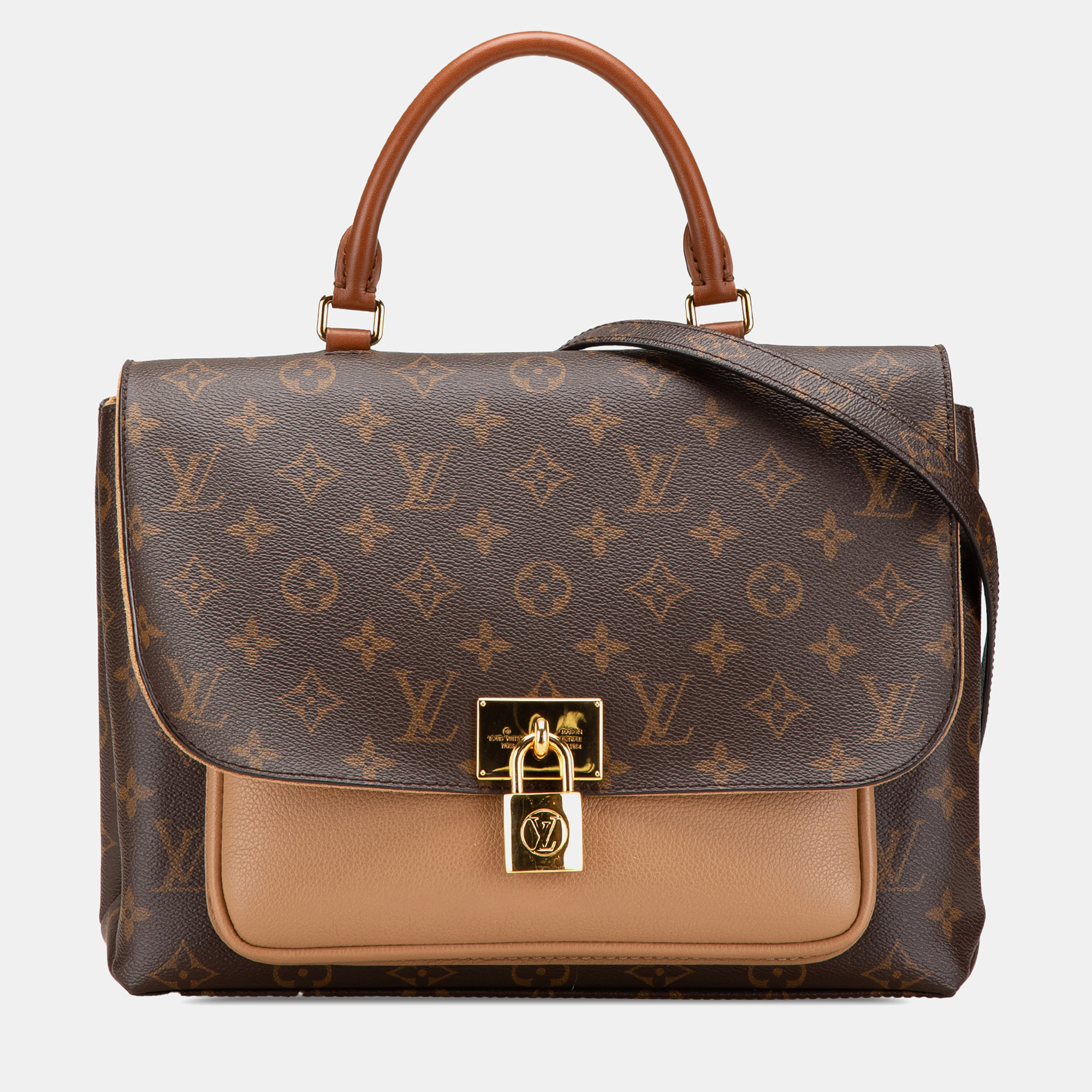 

Louis Vuitton Brown Monogram Canvas Marignan Top Handle Bag