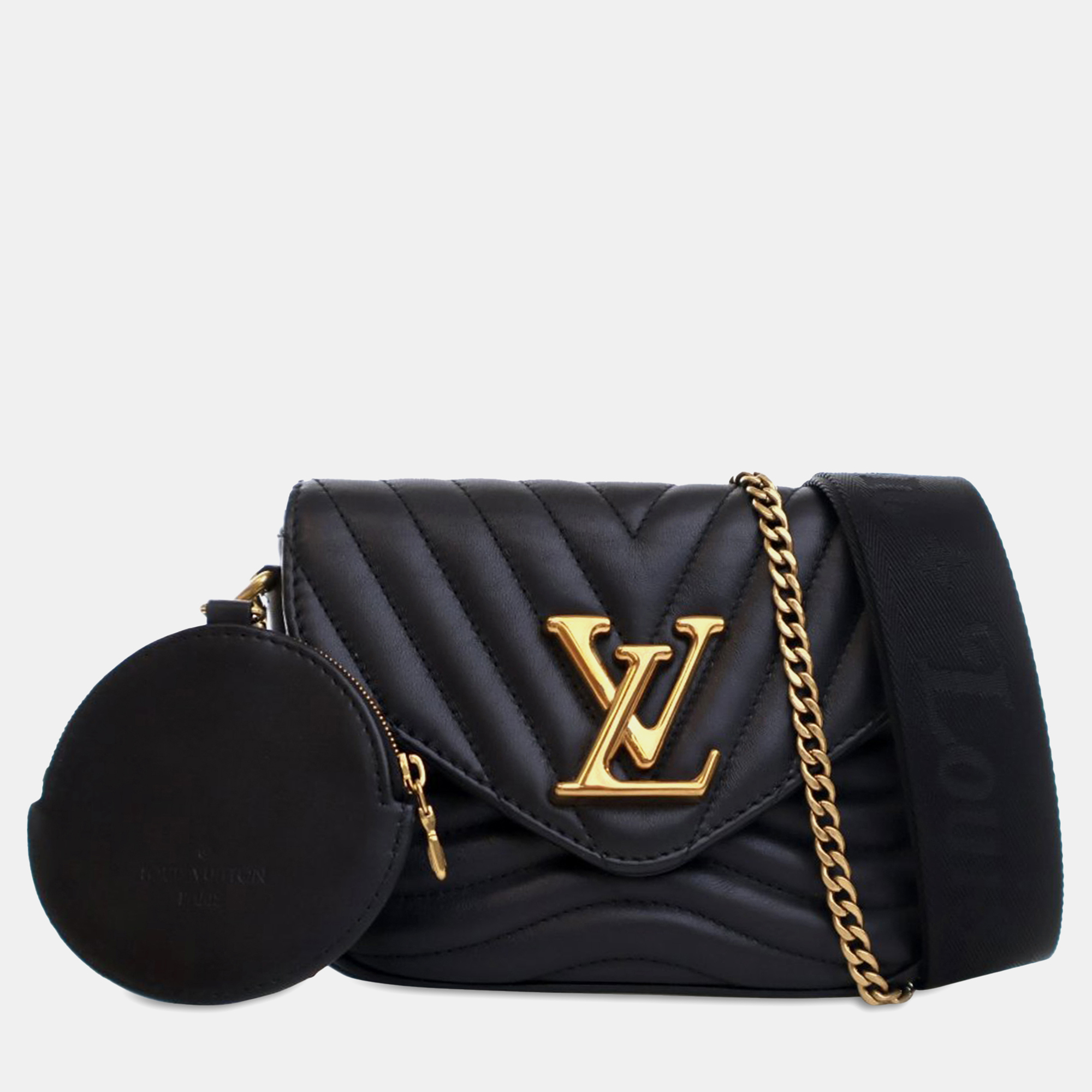 

Louis Vuitton Black New Wave Multi Pochette