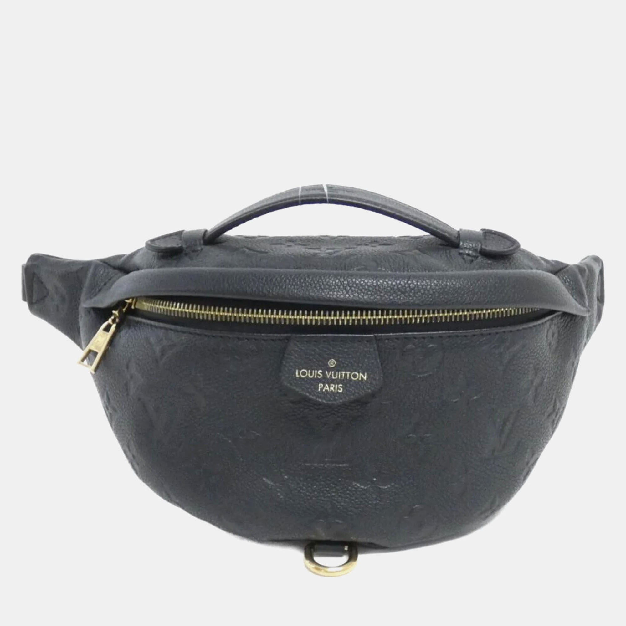 

Louis Vuitton Black Monogram Empreinte Leather Bumbag