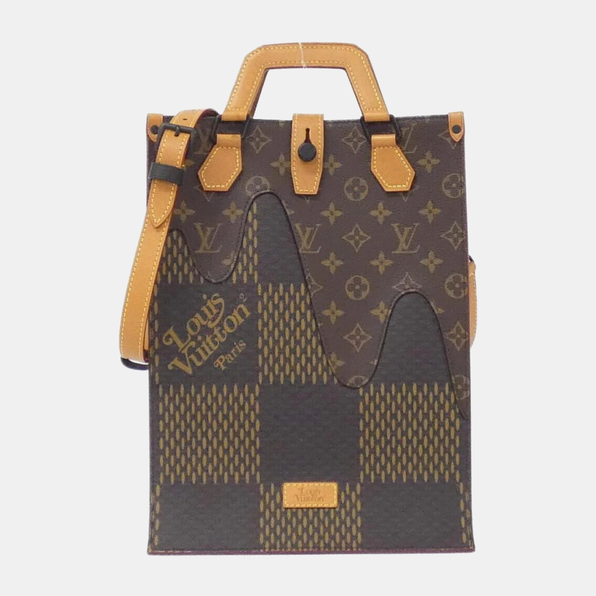 

Louis Vuitton Damier Giant LV Squared Mini Tote Bag, Brown