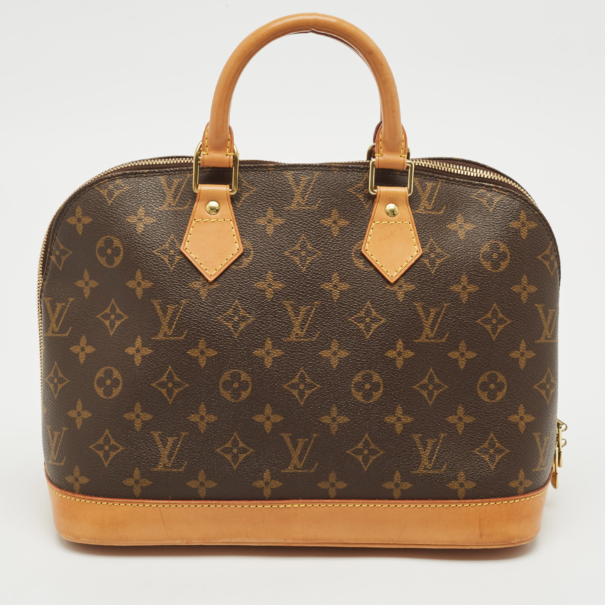 

Louis Vuitton Monogram Canvas Alma PM Bag, Brown