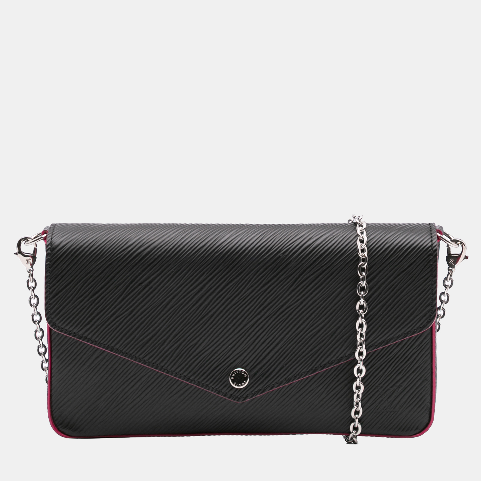 

Louis Vuitton Black Epi Pochette Felicie