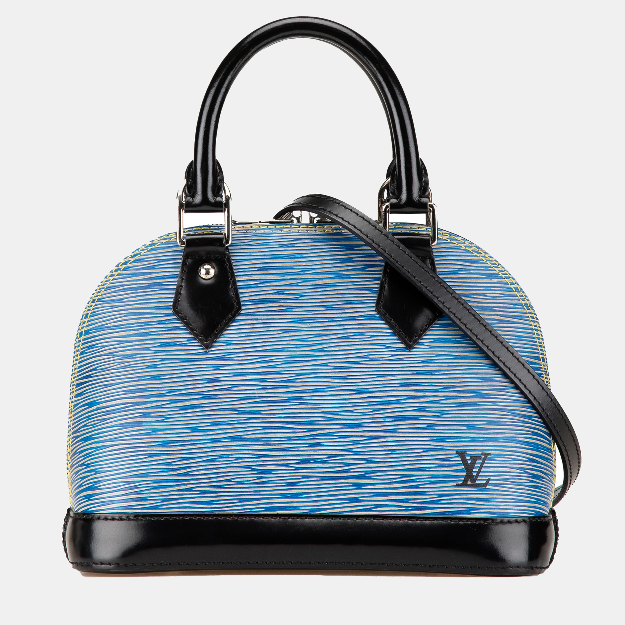 

Louis Vuitton Blue Epi Denim Alma BB
