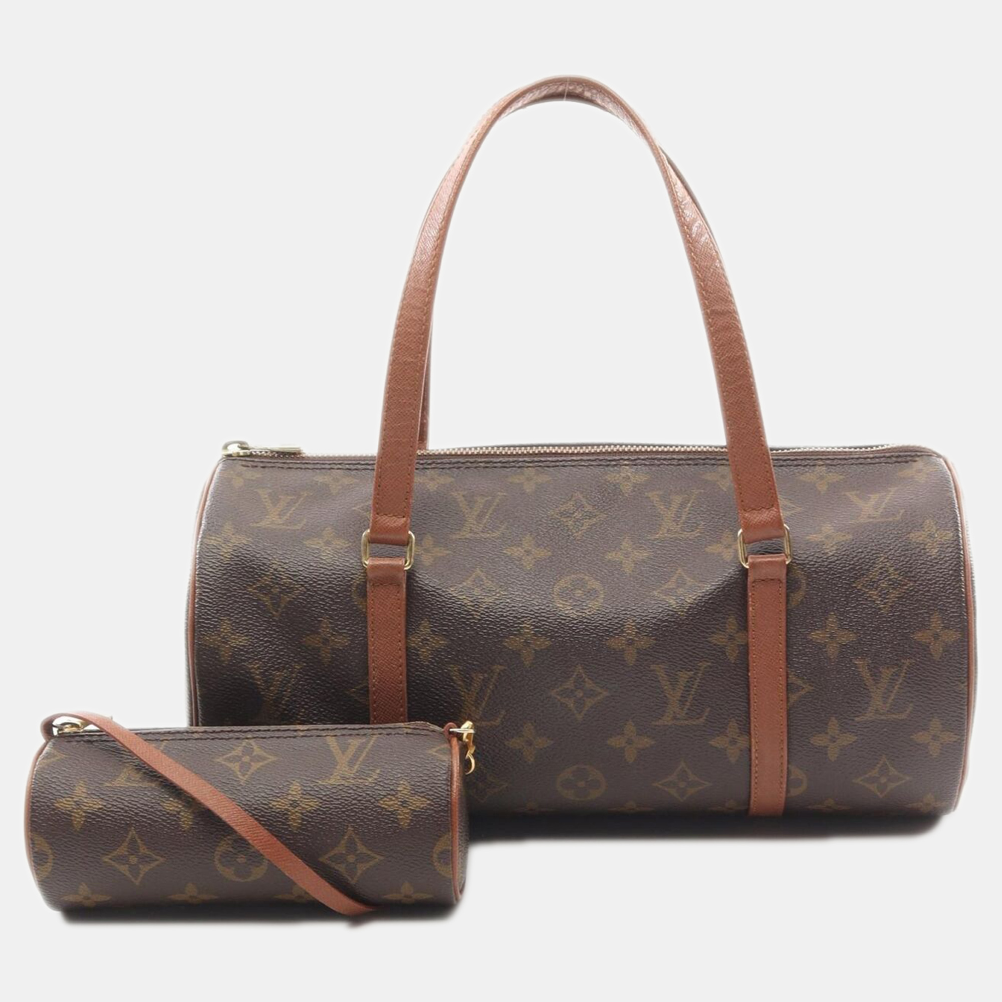 

Louis Vuitton Brown Monogram Papillon GM Shoulder Bag, Black