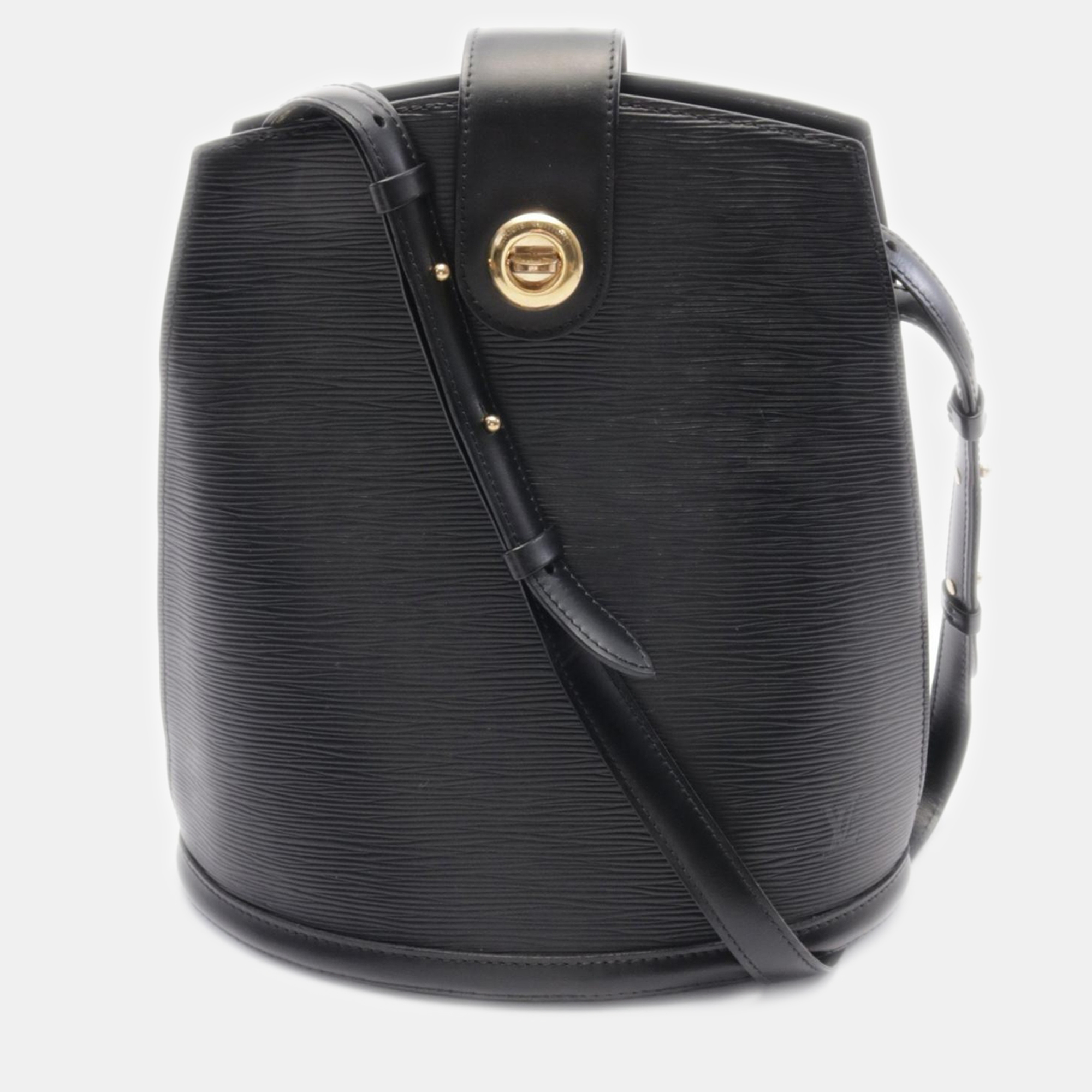 

Louis Vuitton Epi leather Black Noir Cluny Shoulder Bag
