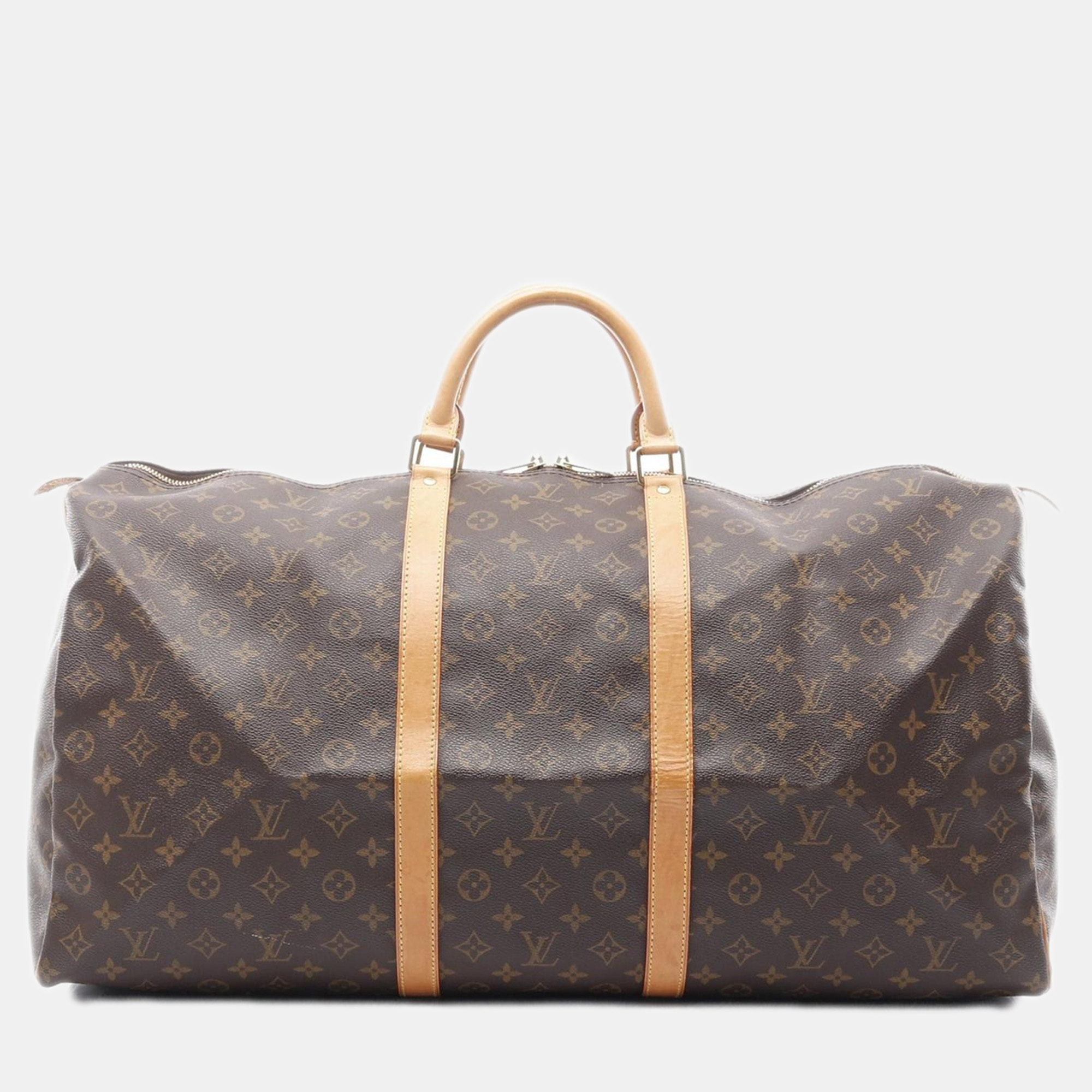 

Louis Vuitton Brown Monogram Keepall 60 Handbag