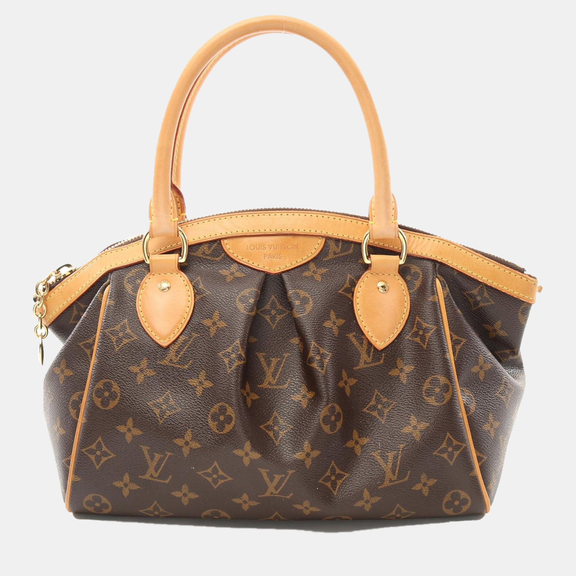 

Louis Vuitton Brown Monogram Tivoli PM Handbag, Black