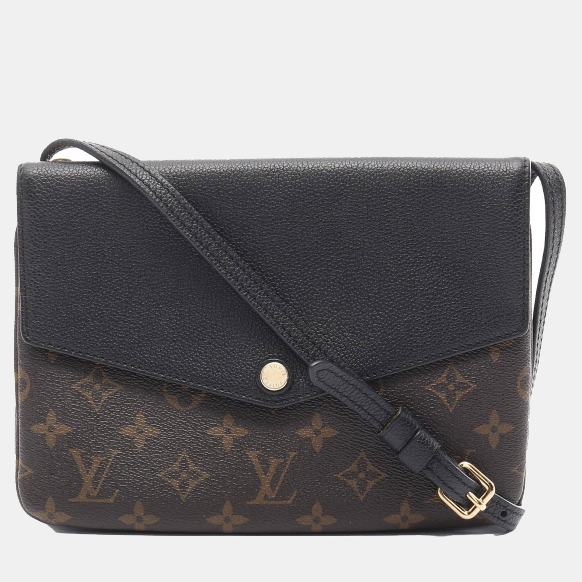 

Louis Vuitton Brown Monogram Twice Shoulder Bag