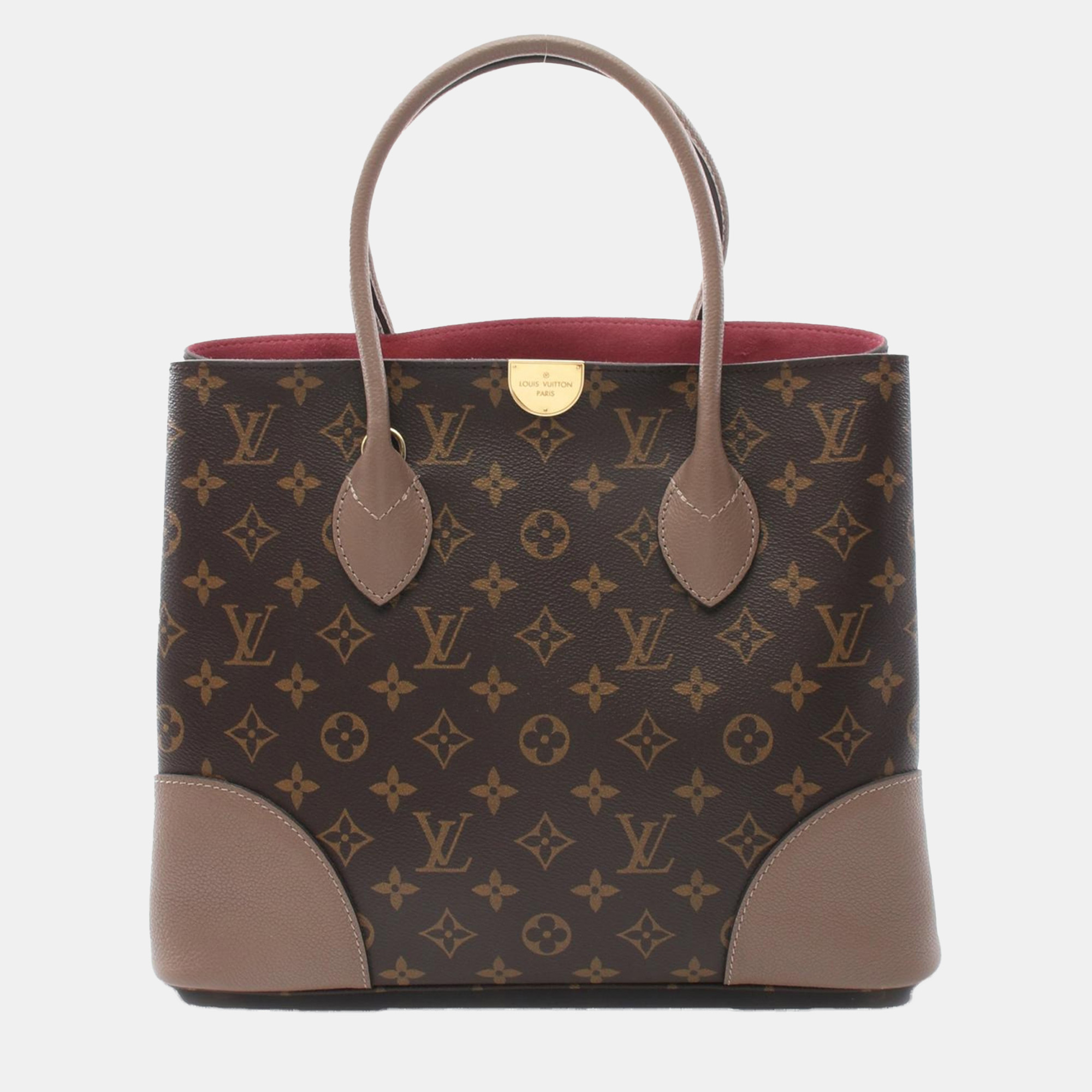 

Louis Vuitton Flandrin Hand Tote Bag Monogram Canvas Leather Brown