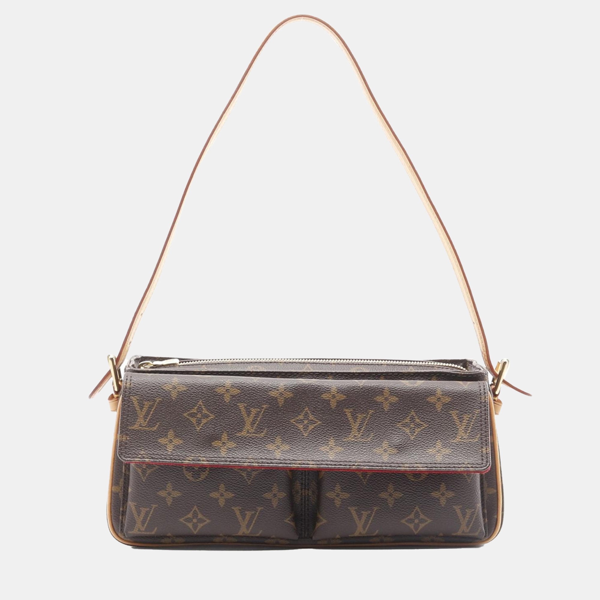 

Louis Vuitton Vivacite Mm Shoulder Bag Monogram Leather Brown
