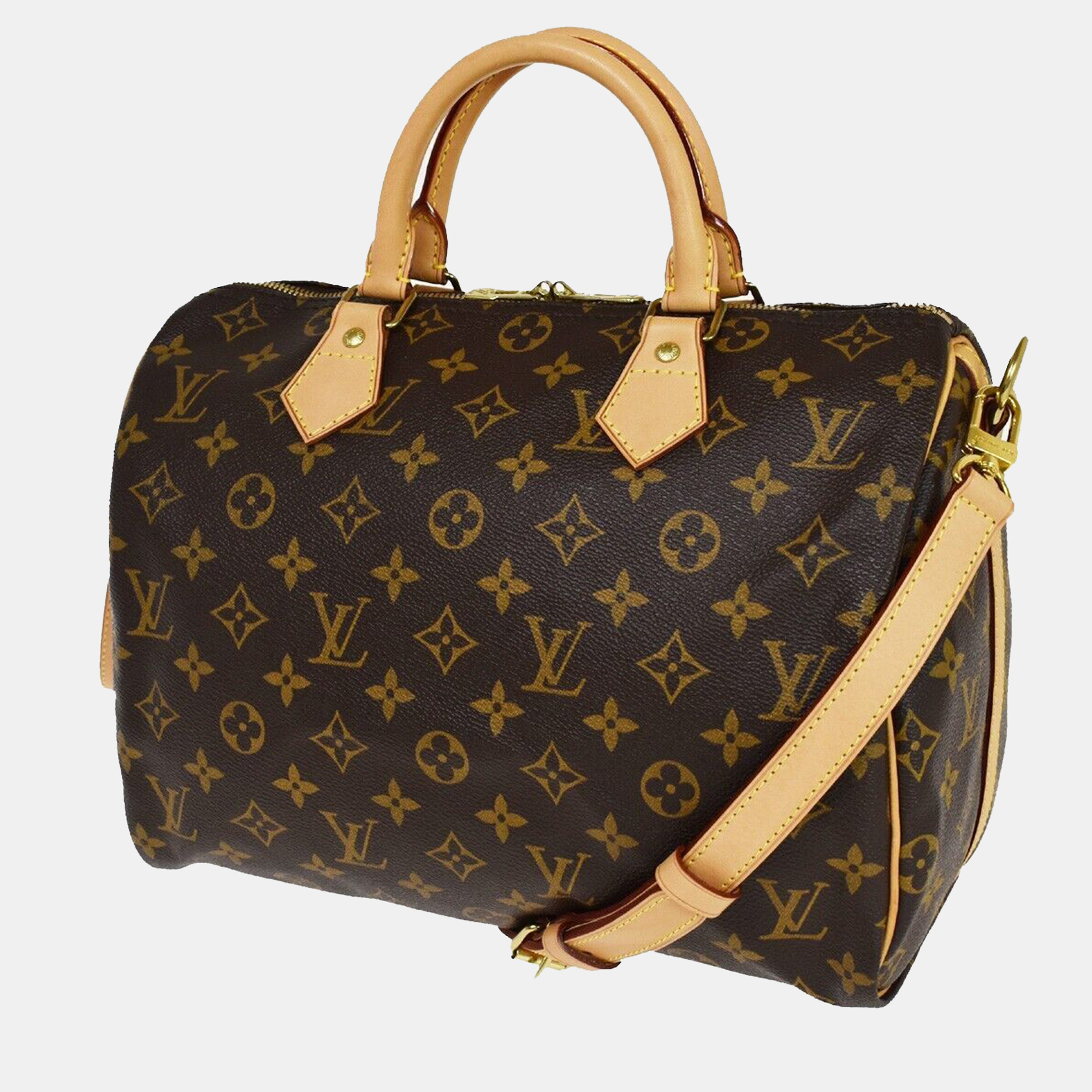 

Louis Vuitton Speedy Bandouliere 30 Handbag Monogram Canvas, Brown