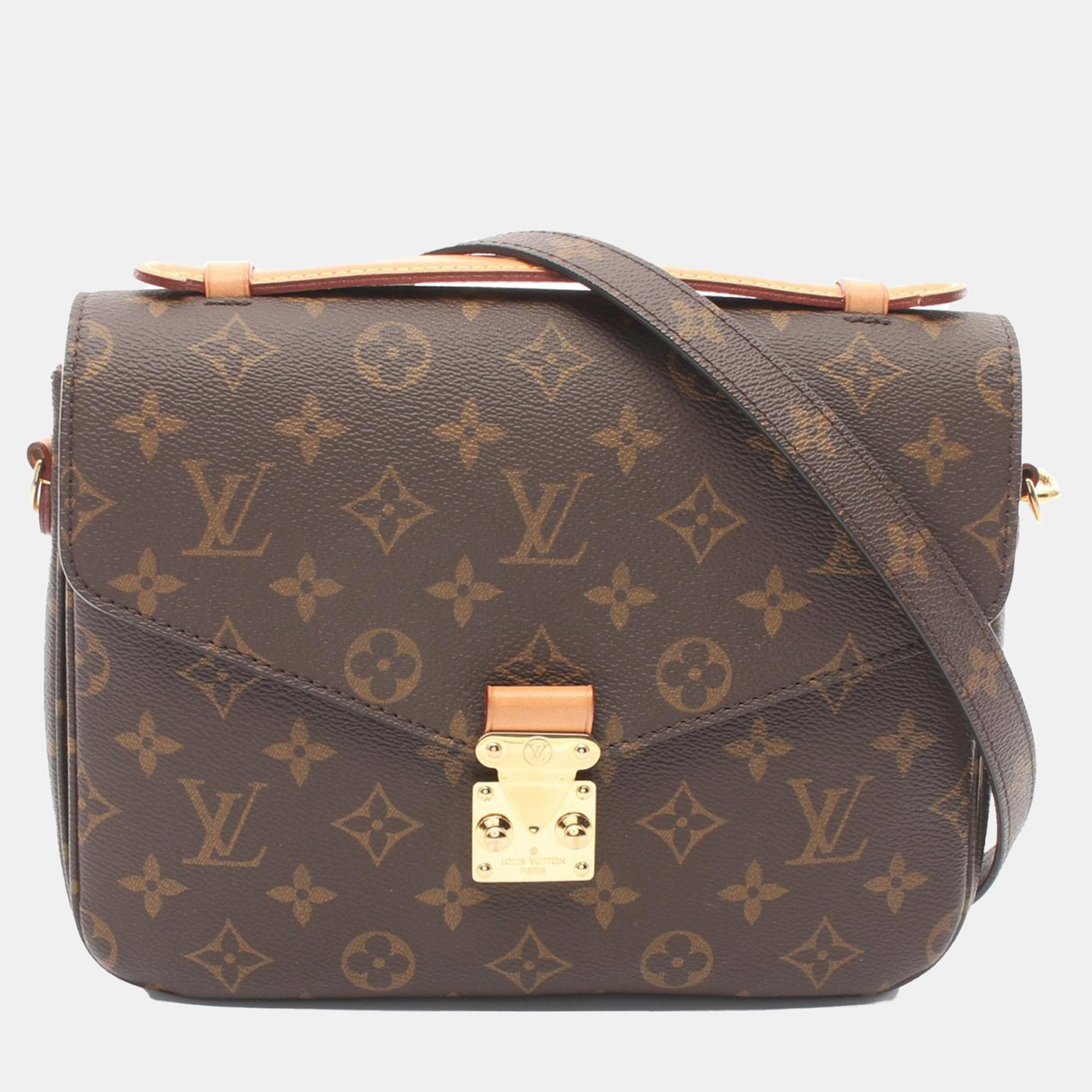 

Louis Vuitton Pochette Metis Mm Handbag Monogram Canvas, Brown