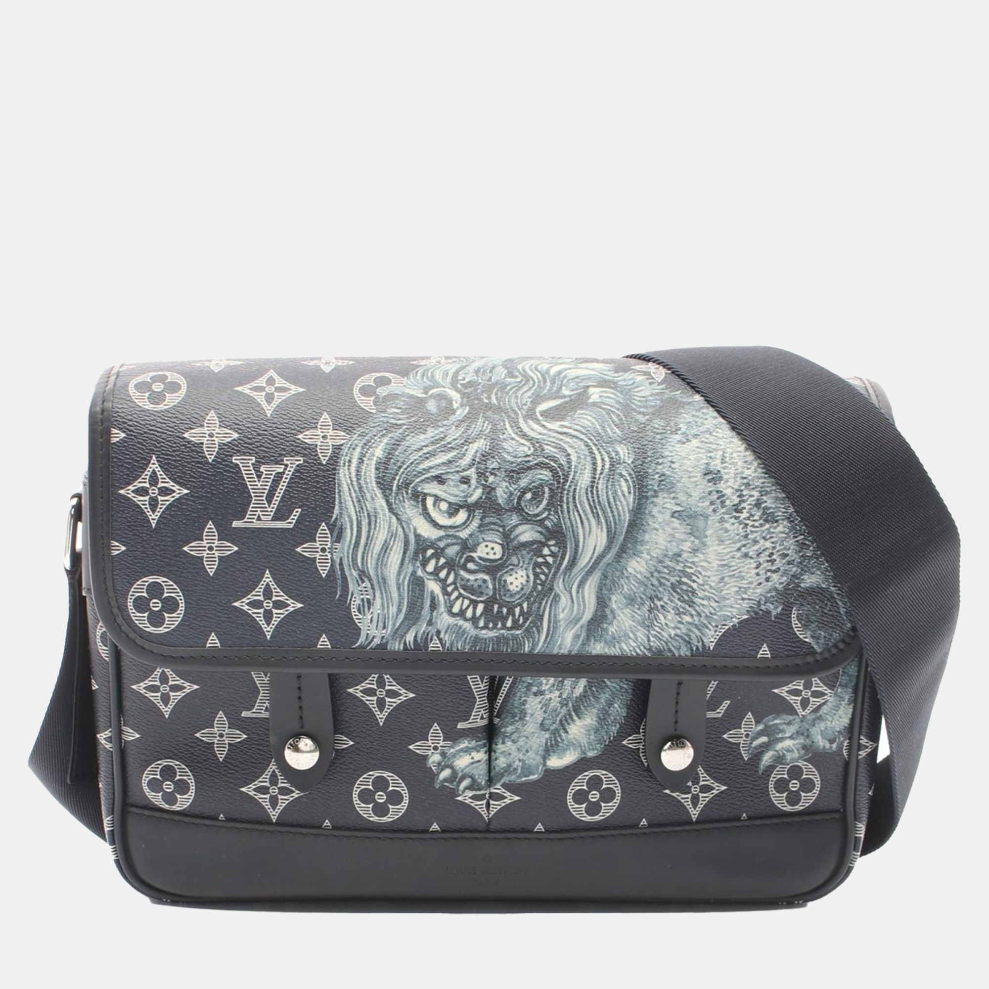 

Louis Vuitton Messenger Pm Shoulder Bag Monogram Savannah Navy Blue