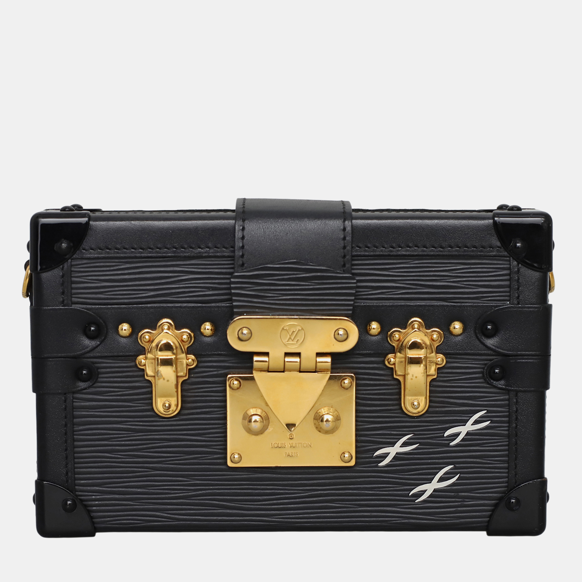 

Petite Malle Epi Bag, Black