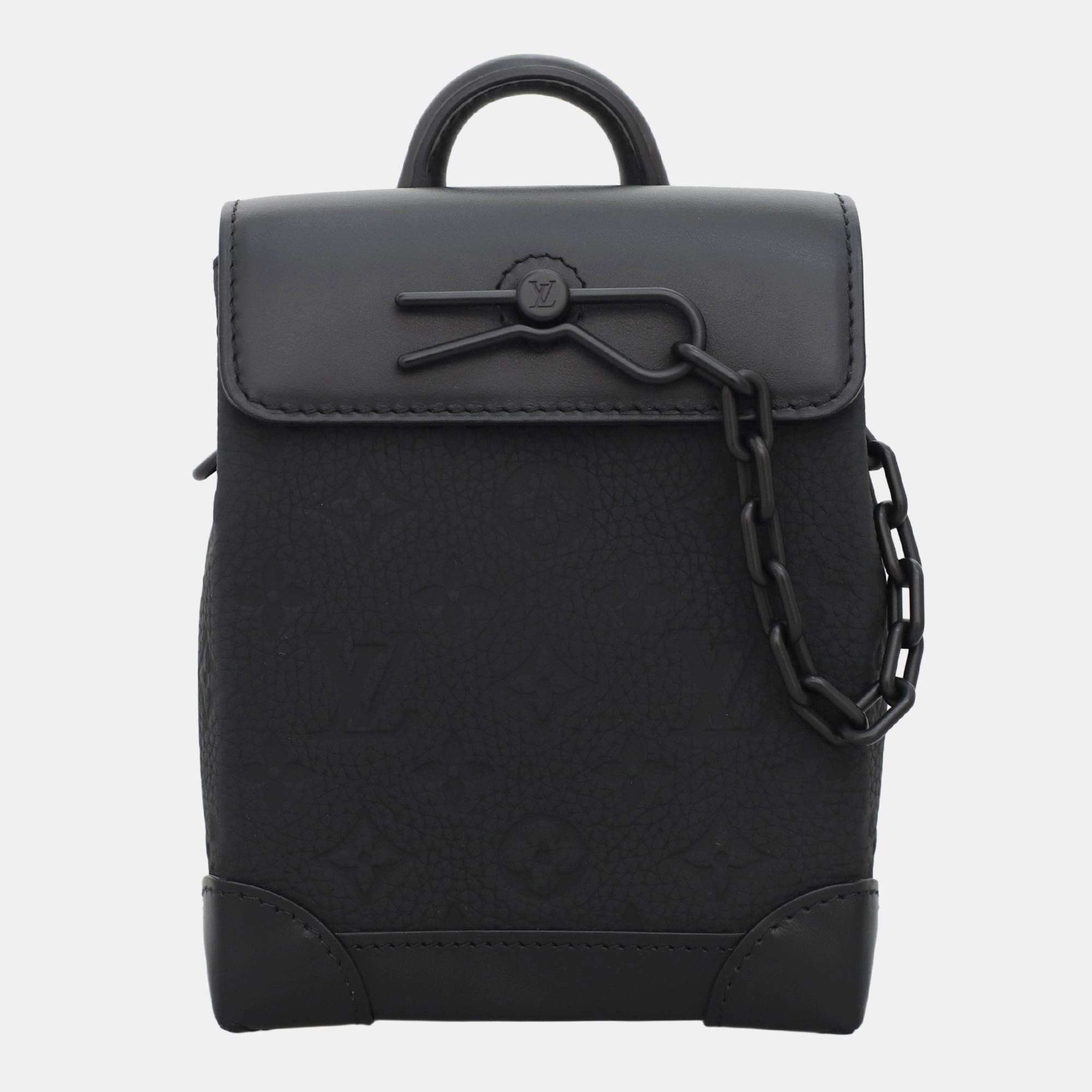 

Monogram Taurillon Nano Steamer Bag, Black
