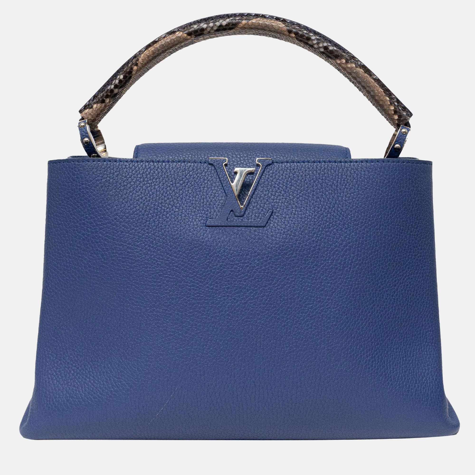 

Capucines MM with Python Handle, Blue