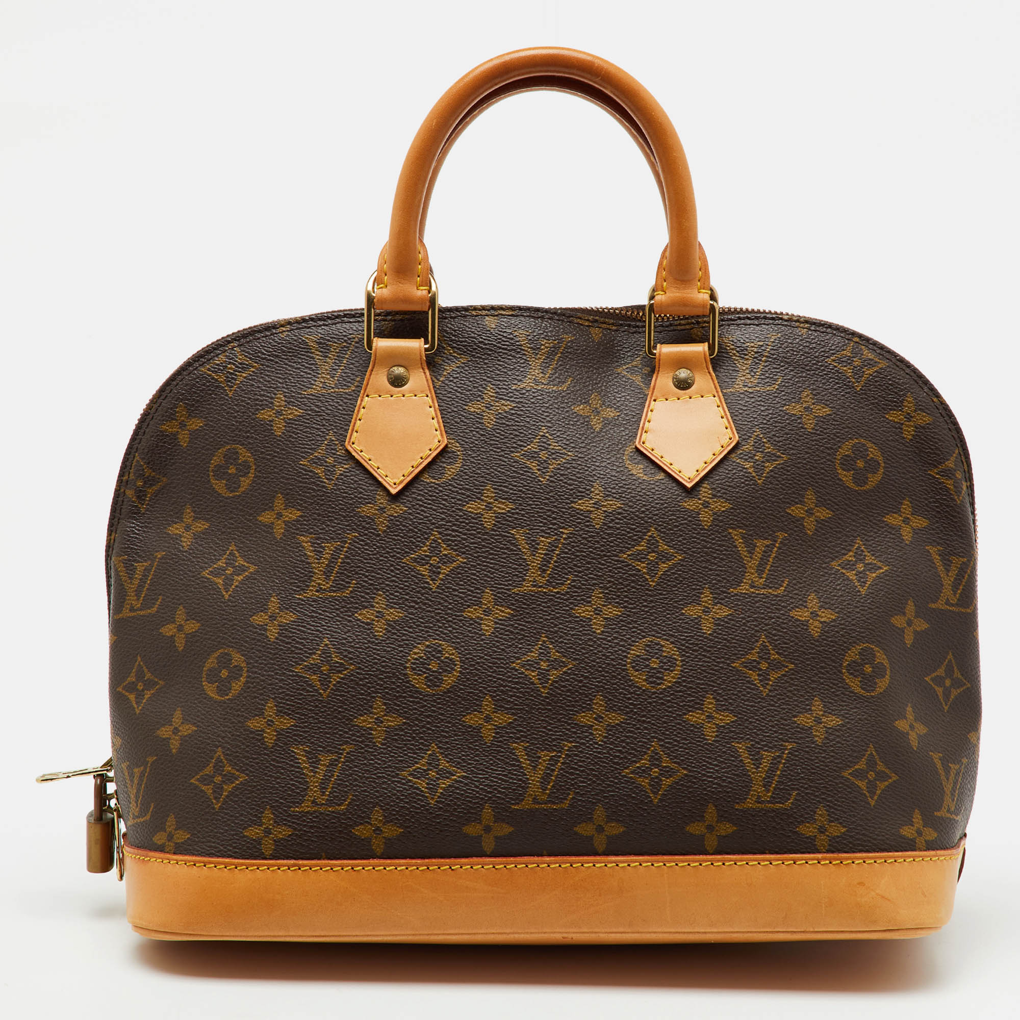 

Louis Vuitton Monogram Canvas Alma PM Bag, Brown